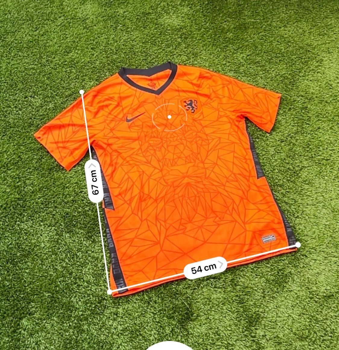 Nike Netherlands 2020-22 Home Jersey Nike Football Soccer Vintage Size US L / EU 52-54 / 3 - 3 Thumbnail
