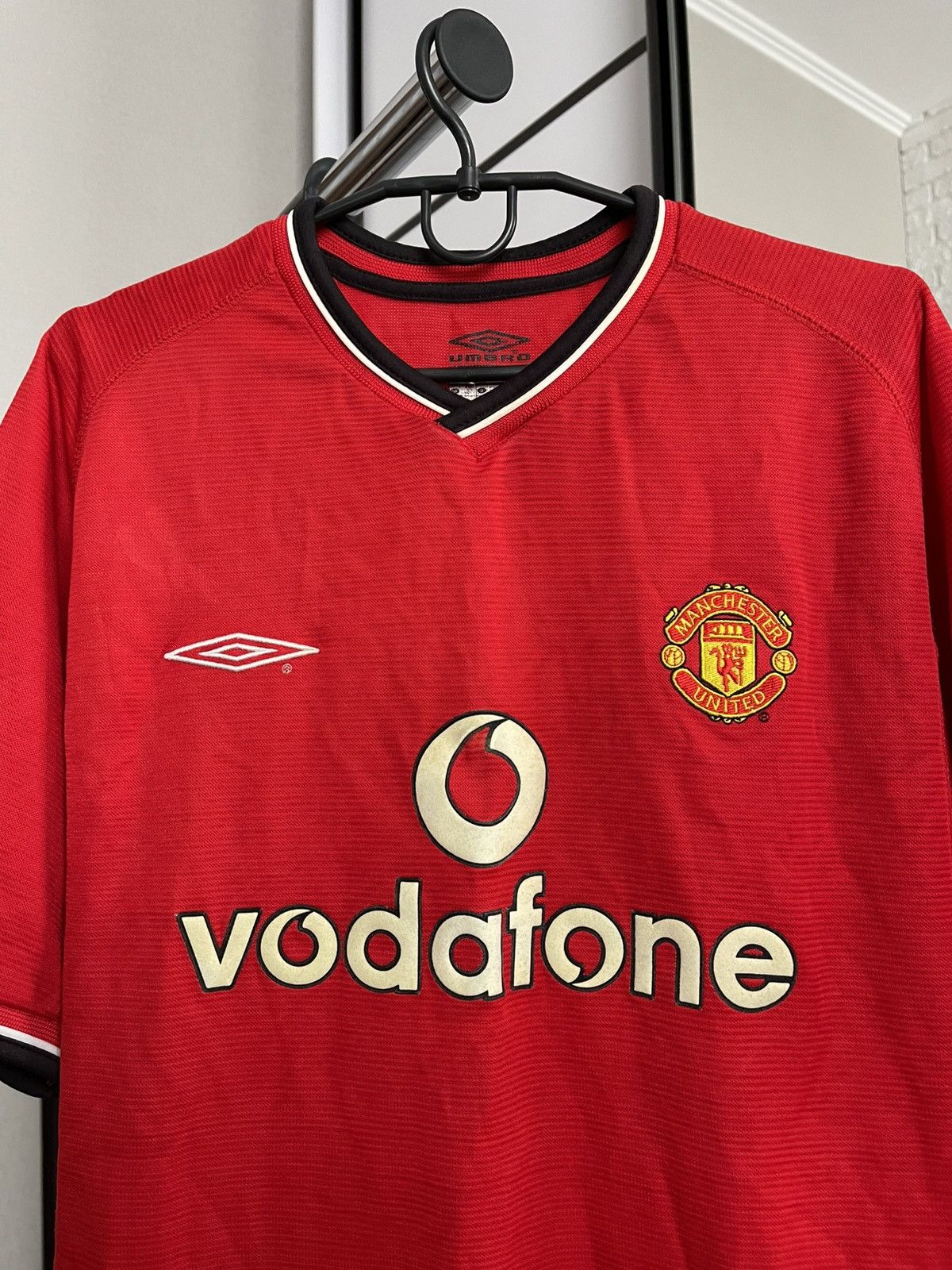 Umbro 2000/2002 Umbro Manchester United Vintage Soccer Jersey Tee Size US XL / EU 56 / 4 - 6 Thumbnail