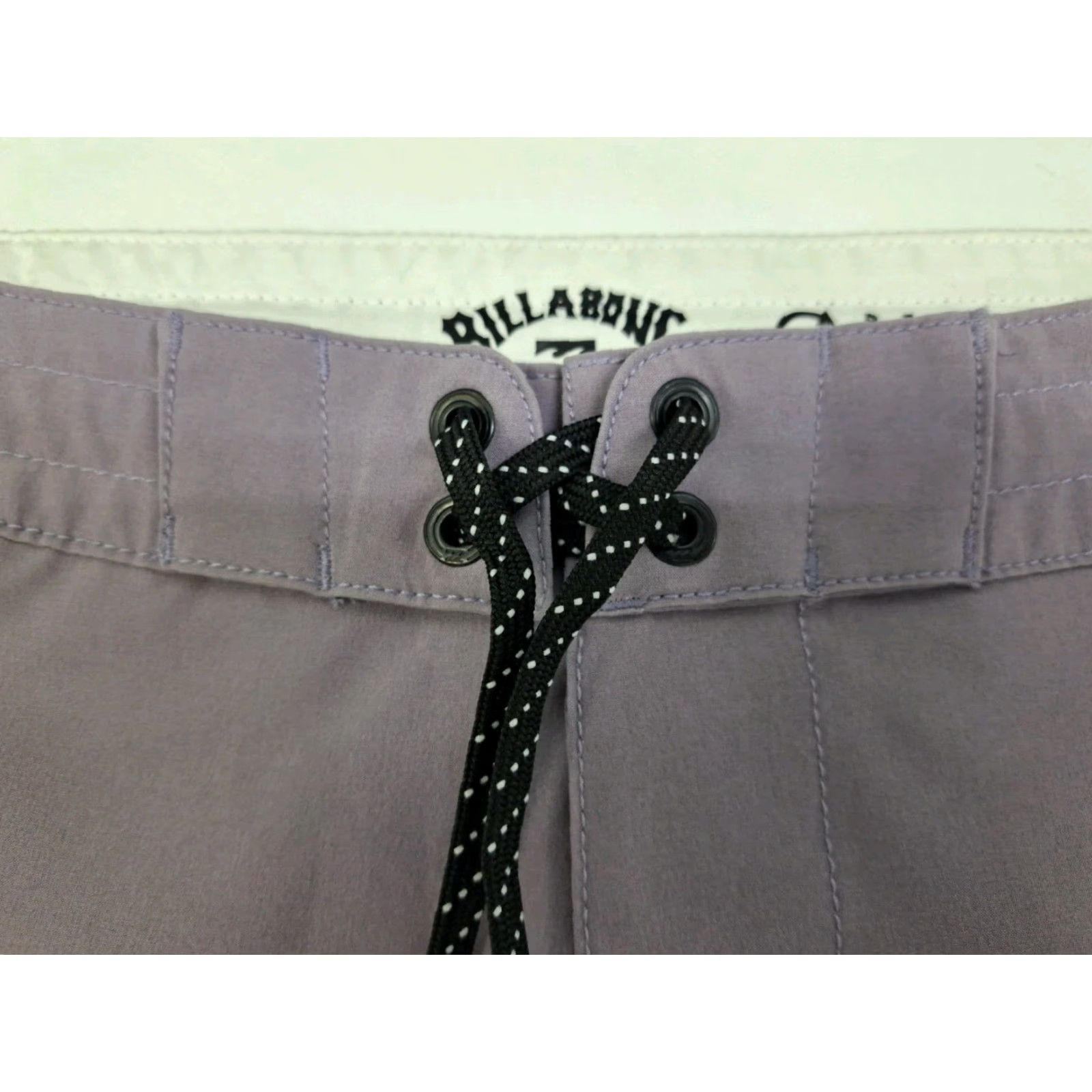 Billabong Billabong Board Shorts Men 28 Grey Multicolored Wave Solid Quick Dry Front Pockets Drawstring 90s Beach NWT Size US 28 / EU 44 - 4 Thumbnail