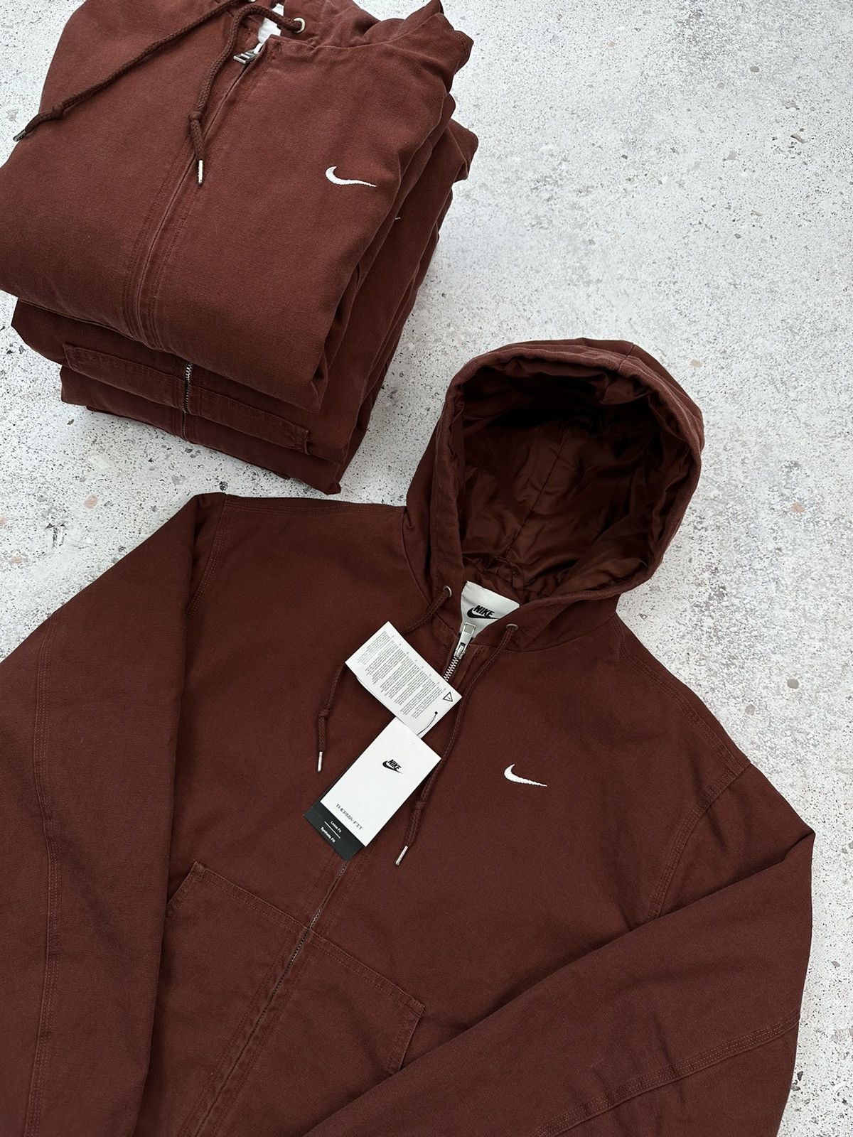 Other Nike Life Padded Hooded Jacket Men Brown M styled Size US M / EU 48-50 / 2 - 1 Thumbnail