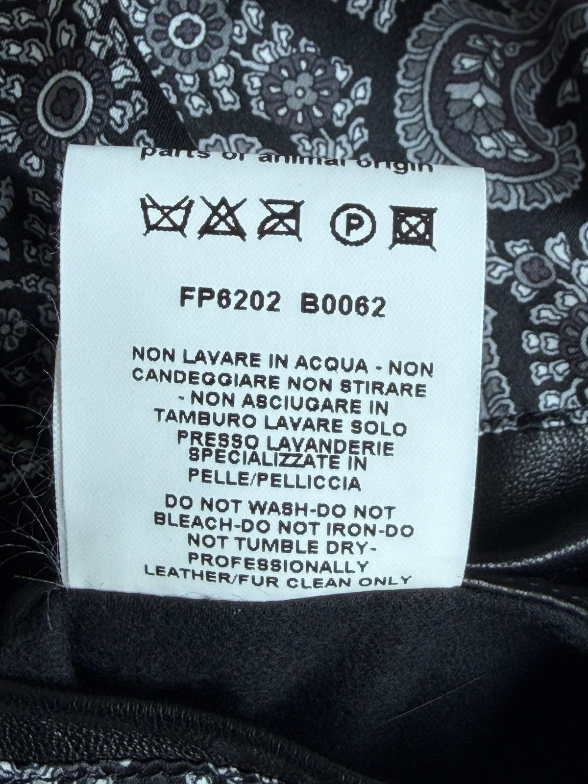 Hettabretz Hettabretz Uomo Mink Collar Leather Jacket 52 Made in Italy Size US L / EU 52-54 / 3 - 7 Thumbnail