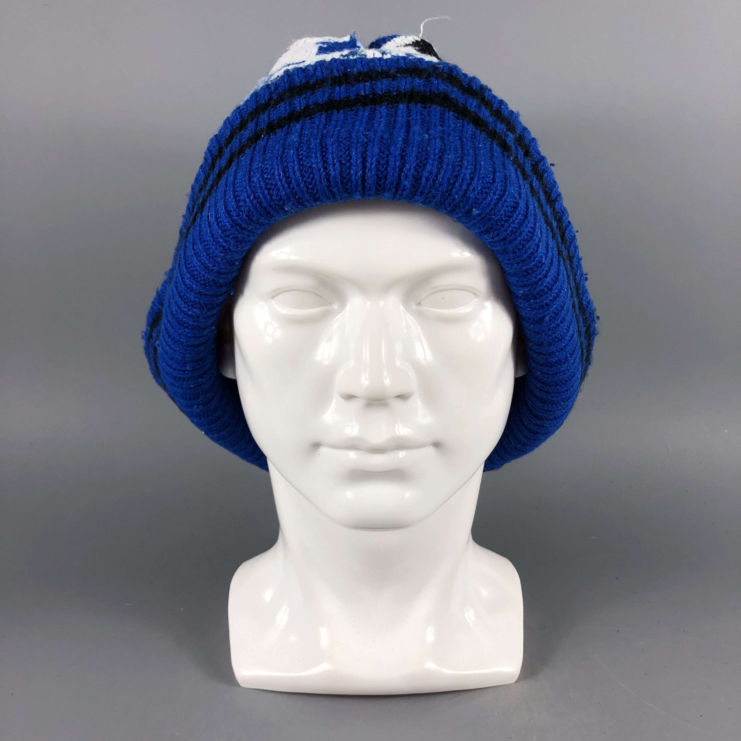image of Vintage Rockmagic Fisherman Beanie Snow Hat Snow Cap -D936, Men's
