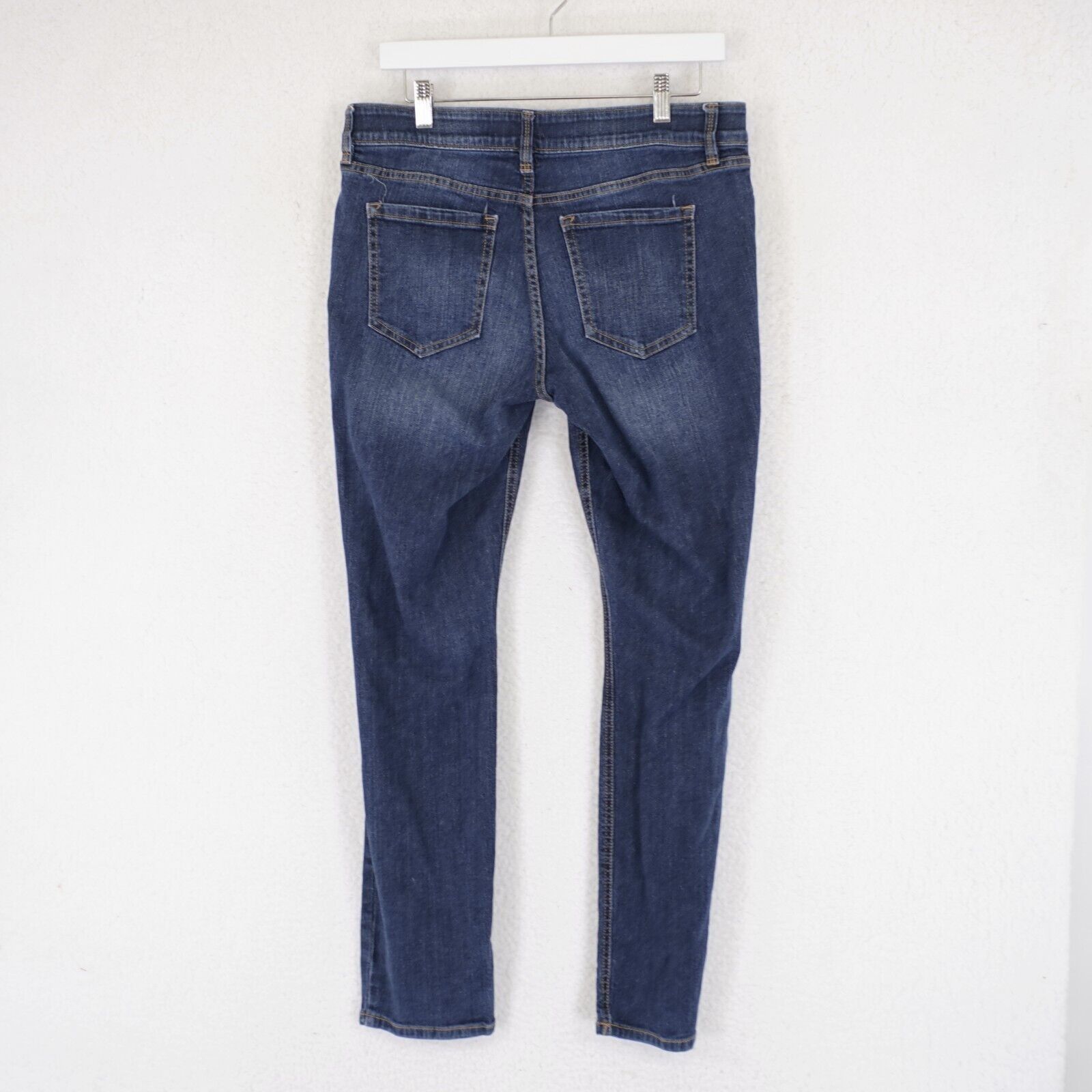 Liz Claiborne Liz Claiborne Classic Skinny Elastic Skinny Denim Blue Jeans Size 34" / US 12 / IT 48 - 5 Thumbnail