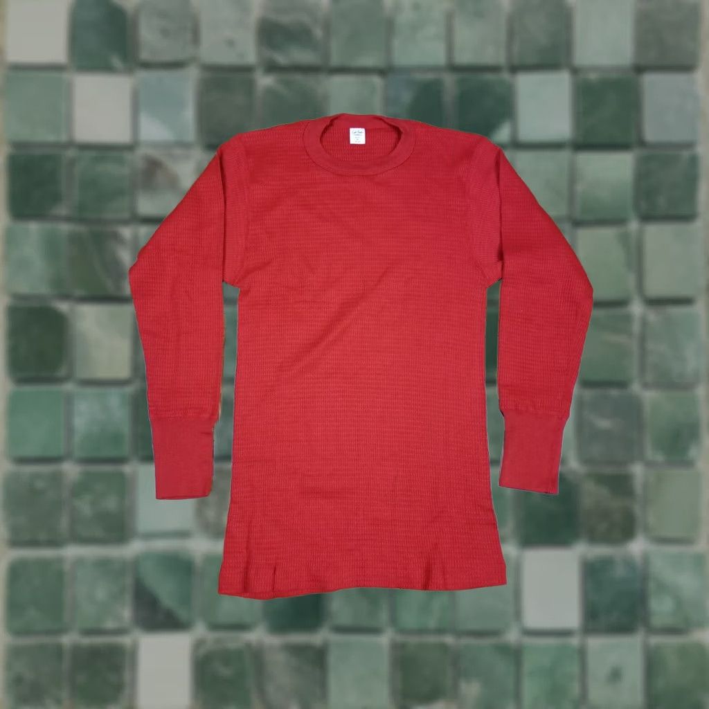 Vintage VINTAGE CAROL BRENT RED WAFFLE THERMAL T-SHIRT LONG SLEVEE SZ MEDIUM Womens Size M / US 6-8 / IT 42-44 - 1 Thumbnail