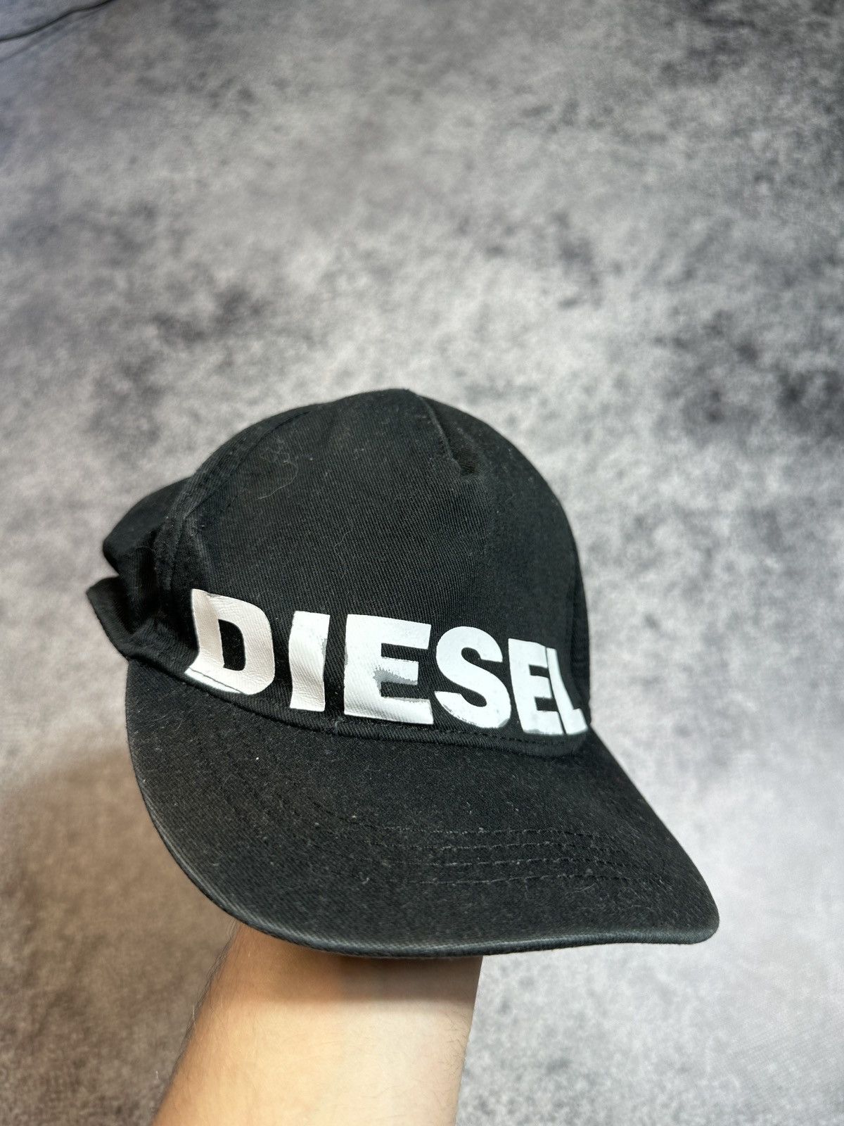 Diesel × Vintage Y2K Vintage Diesel Cap Rare Streetwear Logo Casual USA Hats Size ONE SIZE - 1 Thumbnail