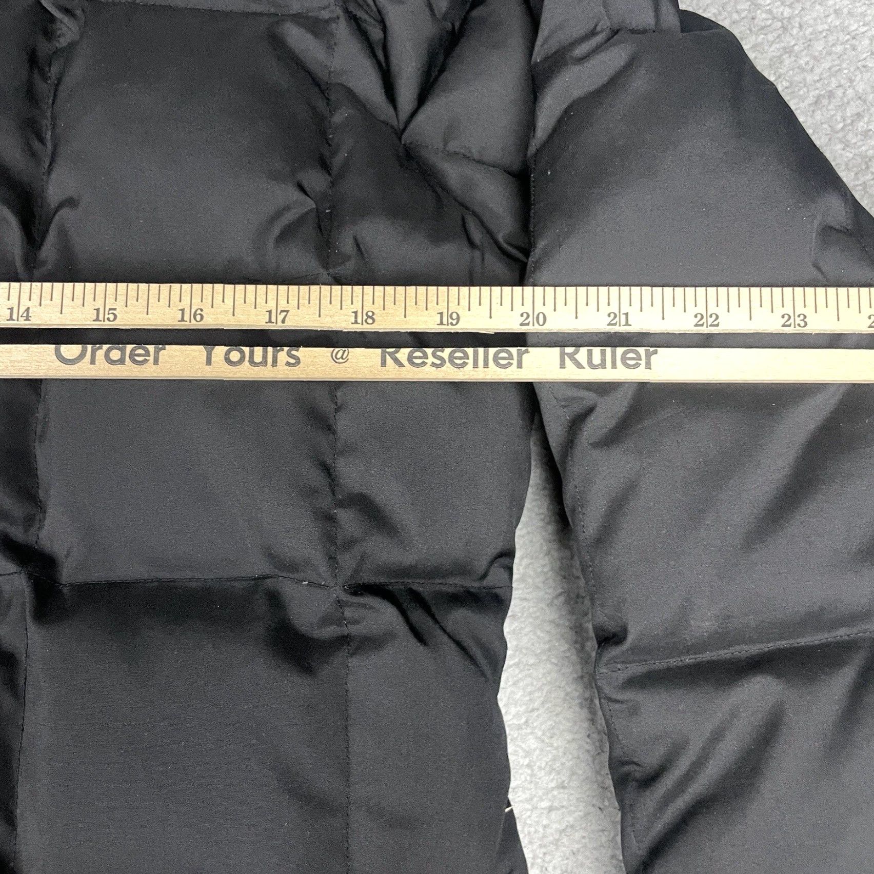 Gap GAP Puffer Jacket Womens M Black Full Zip Pockets Mock Neck Down Filled 100% Polyester 100% Polyester Inner Lining Jacket Style Puffer Womens Size M / US 6-8 / IT 42-44 - 5 Thumbnail