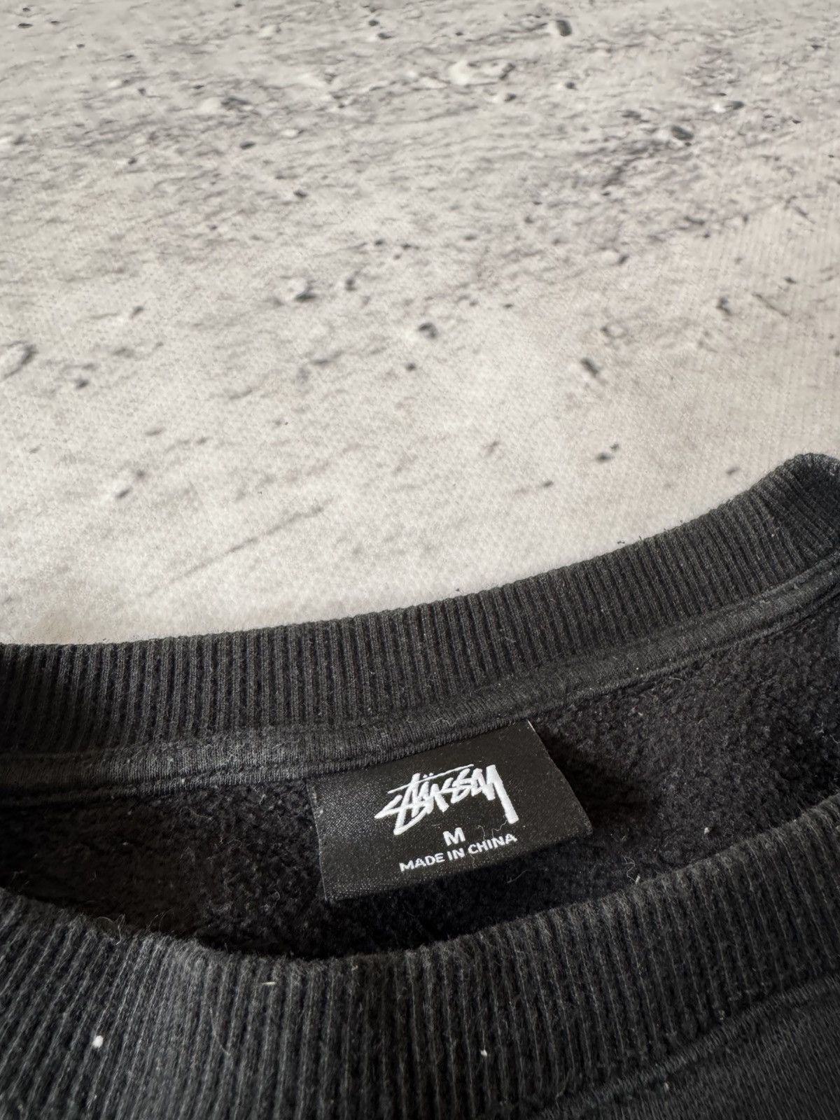 Stussy × Vintage STUSSY CENTER HAFT LOGO OVERSIZE BAGGY FIT SWEATSHIRT Size US M / EU 48-50 / 2 - 6 Thumbnail