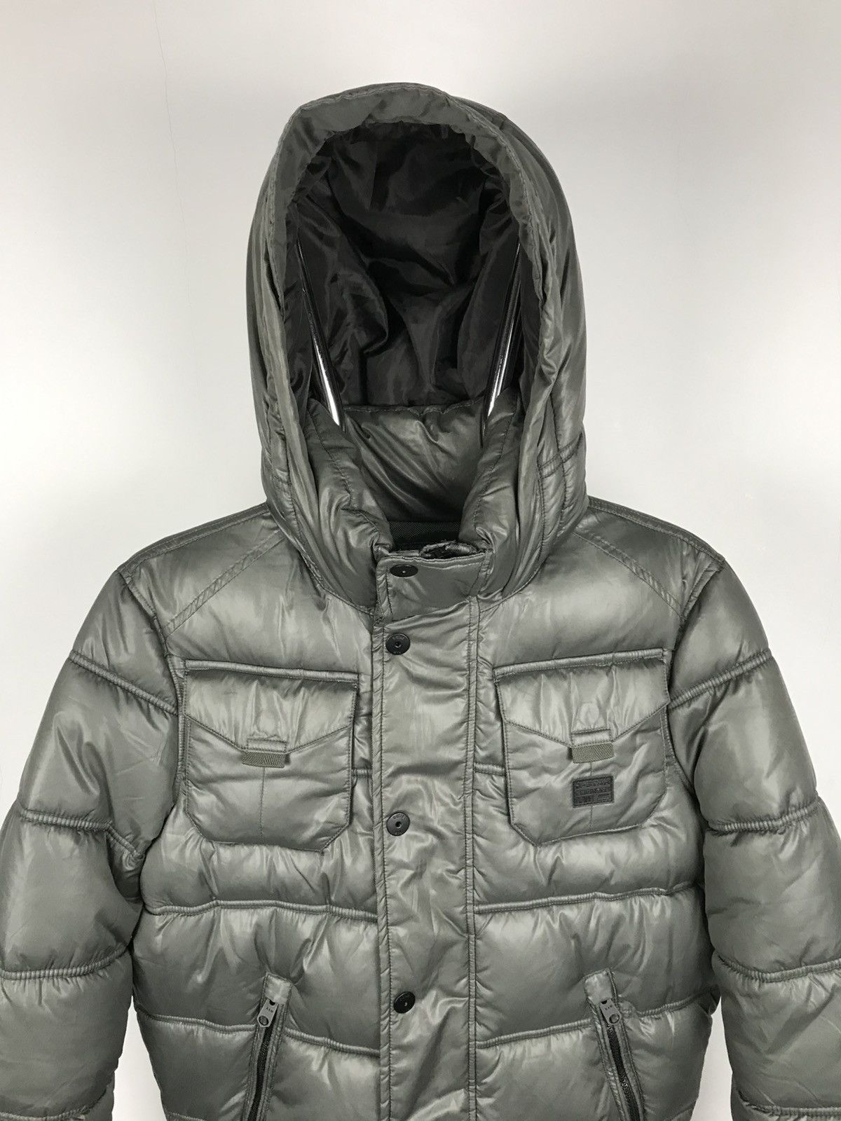 Designer × G-Star Men’s M/50,G Star RAW Whistler Pocket Insulated Hood Jacket Size US M / EU 48-50 / 2 - 4 Thumbnail