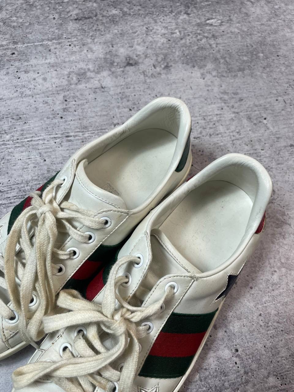 Gucci Gucci Ace Stars Low Top Sneakers Shoes Y2K Size US 7 / IT 37 - 4 Thumbnail