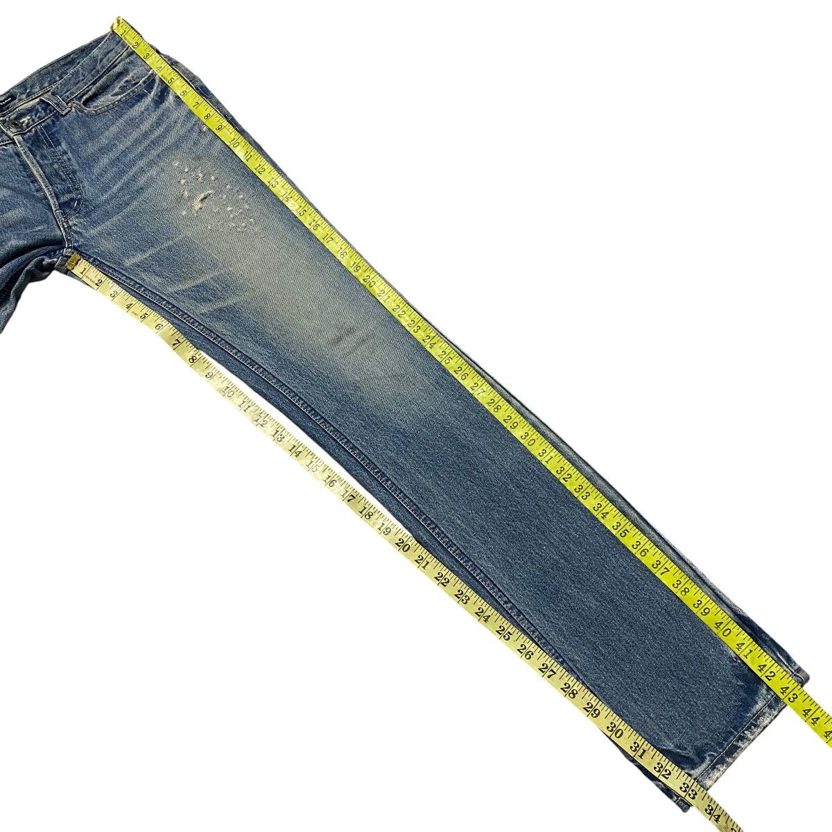 Lounge Lizard Vintage Lounge Lizard Distressed Denim Jeans Size US 31 - 19 Thumbnail