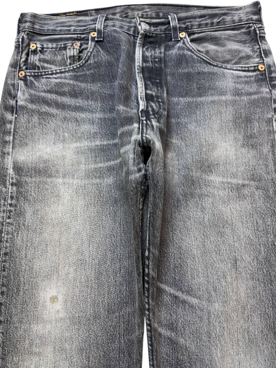 Levi's Vintage Clothing Vintage Levi’s 501 Faded Grunge Whiskers Denim Size US 30 / EU 46 - 2 Thumbnail