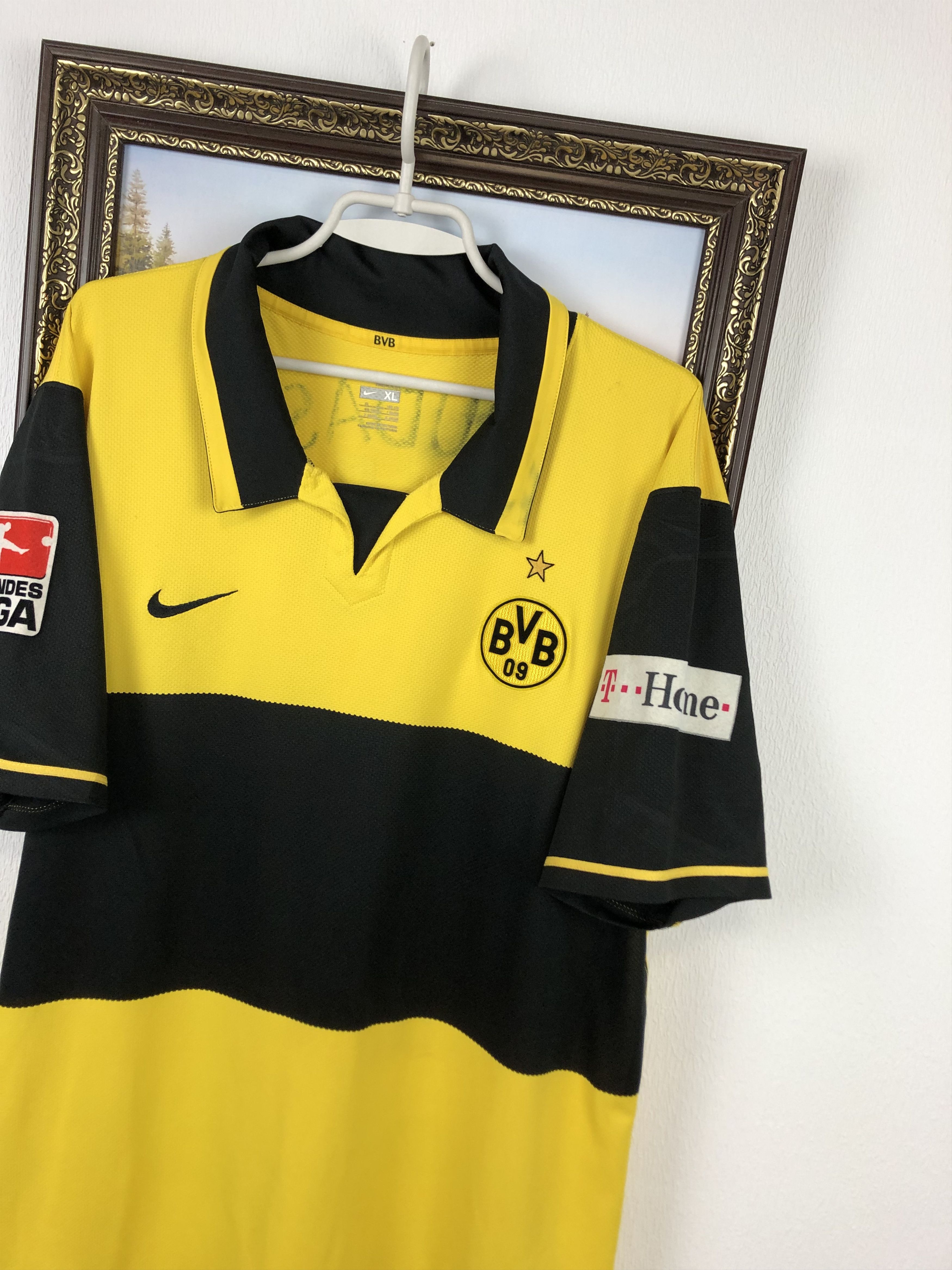 Nike × Vintage Borussia Dortmund football shirt 2007 #10 Petric Jersey Nike Size US XL / EU 56 / 4 - 4 Thumbnail