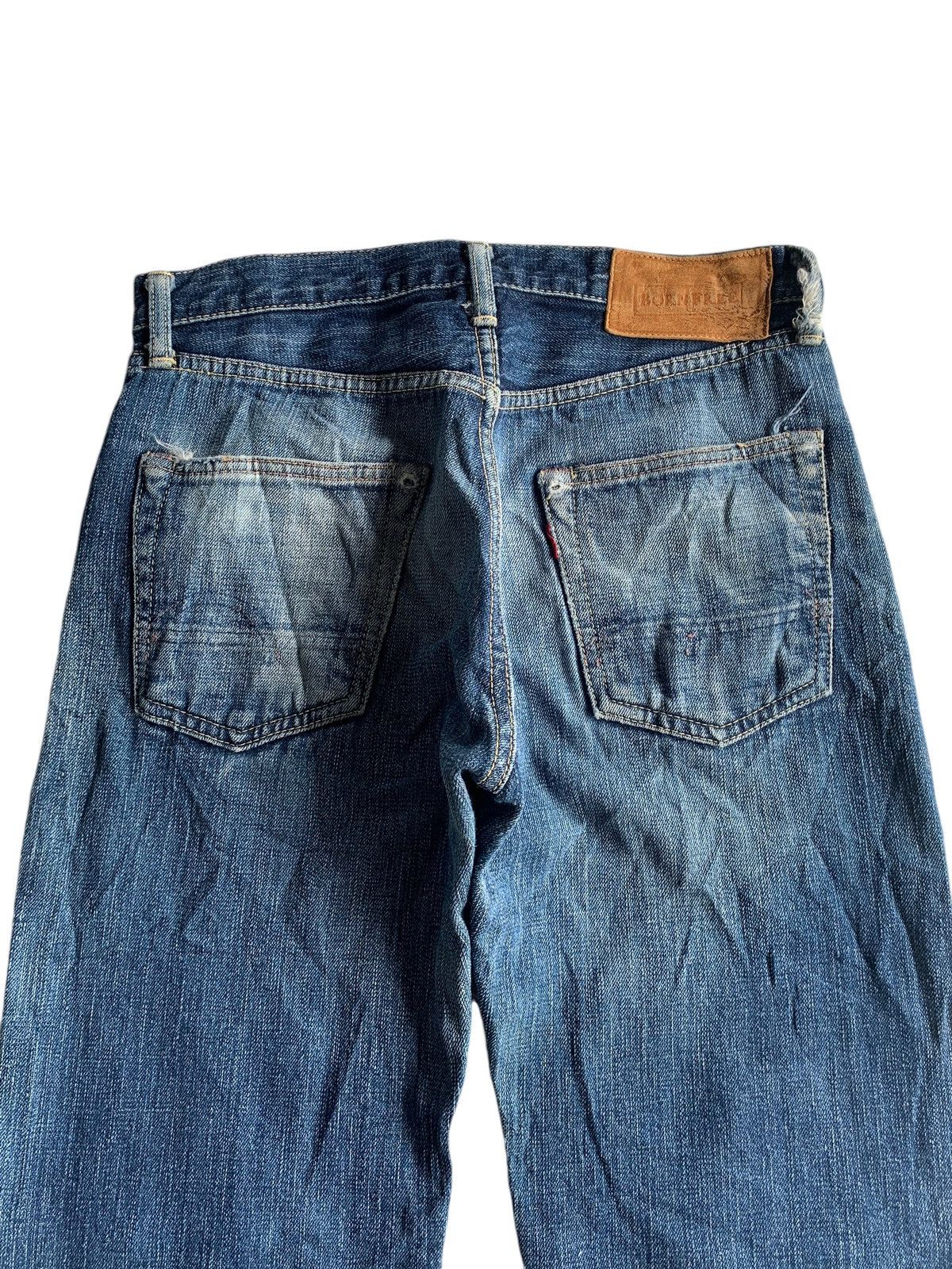Japanese Brand × Kapital × Vintage BORNFREE 30TH ANNIVERSARY JAPANESE SELVEDGE DISTRESSES DENIM Size US 29 - 6 Thumbnail