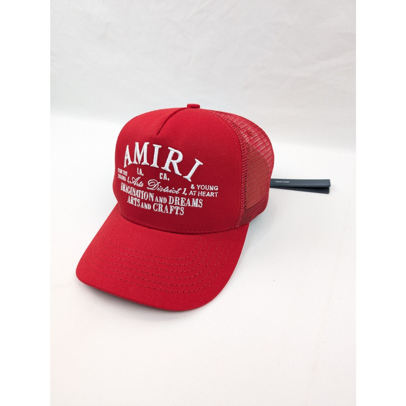 Amiri o1rshd1 Size: OS / Arts District Trucker Cap / Hat Red Size ONE SIZE - 5 Thumbnail