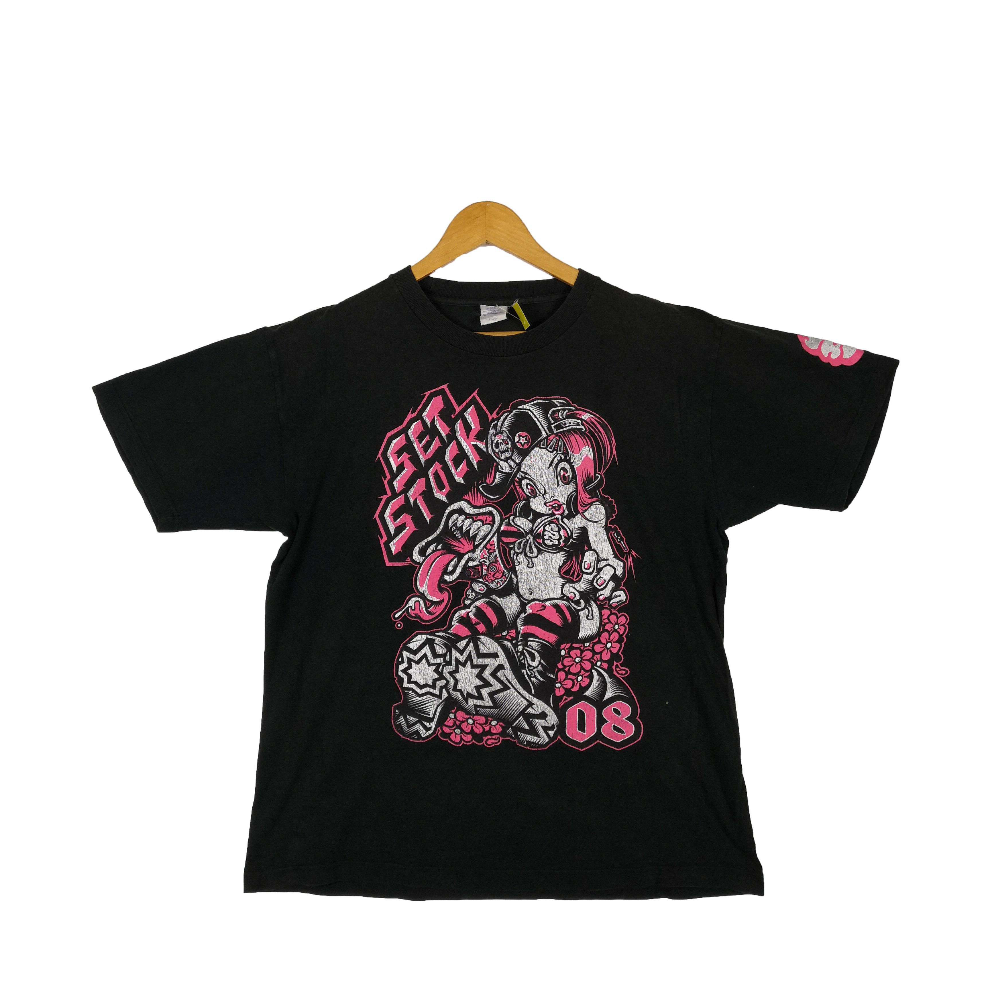 Vintage Vintage Set Stock Tour T-Shirt Japanese Nude Crewneck Tees Size US L / EU 52-54 / 3 - 1 Thumbnail
