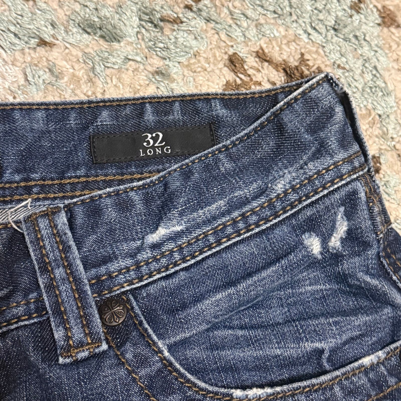 Affliction Affliction Cooper Relaxed Bootcut Jeans 32x34 Distressed Size US 32 / EU 48 - 10 Thumbnail