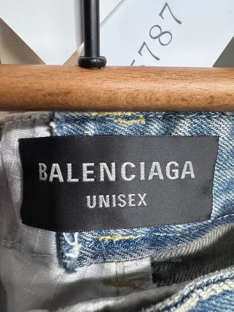 Balenciaga Balenciaga size XS Camouflage Patchwork Denim Cargo Pants Size US 26 / EU 42 - 7 Thumbnail