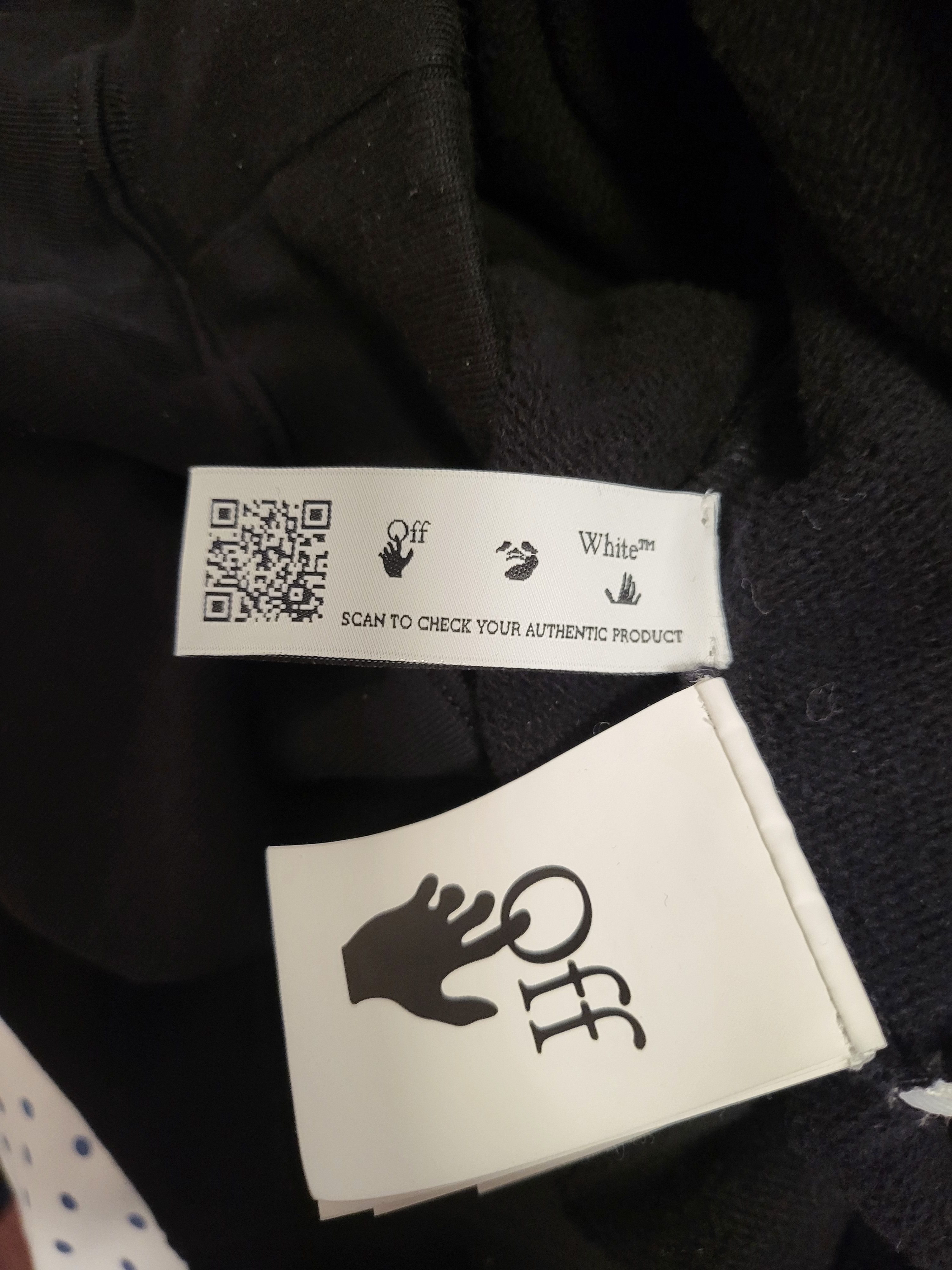 Off-White Scribble Diag Crewneck Boxy Sweatshirt Size US XL / EU 56 / 4 - 9 Thumbnail