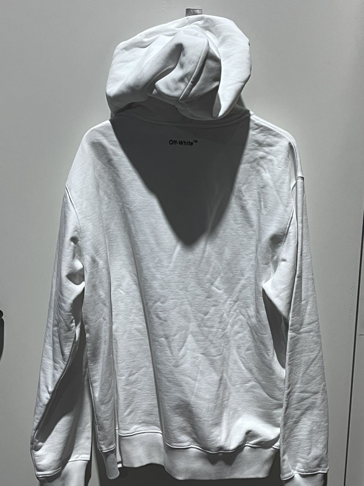 Off-White OFF WHITE ZIL HOODIE WHITE XL Size US XL / EU 56 / 4 - 5 Thumbnail
