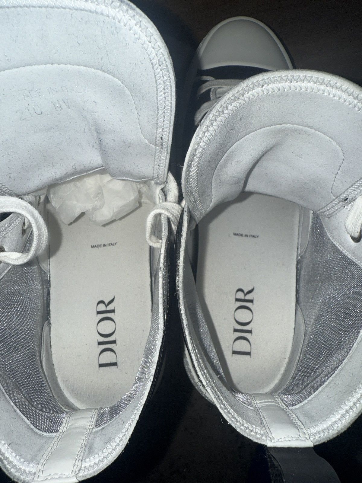 Dior Dior B23 High Top Black and White Oblique Canvas Size US 9 / EU 42 - 8 Thumbnail