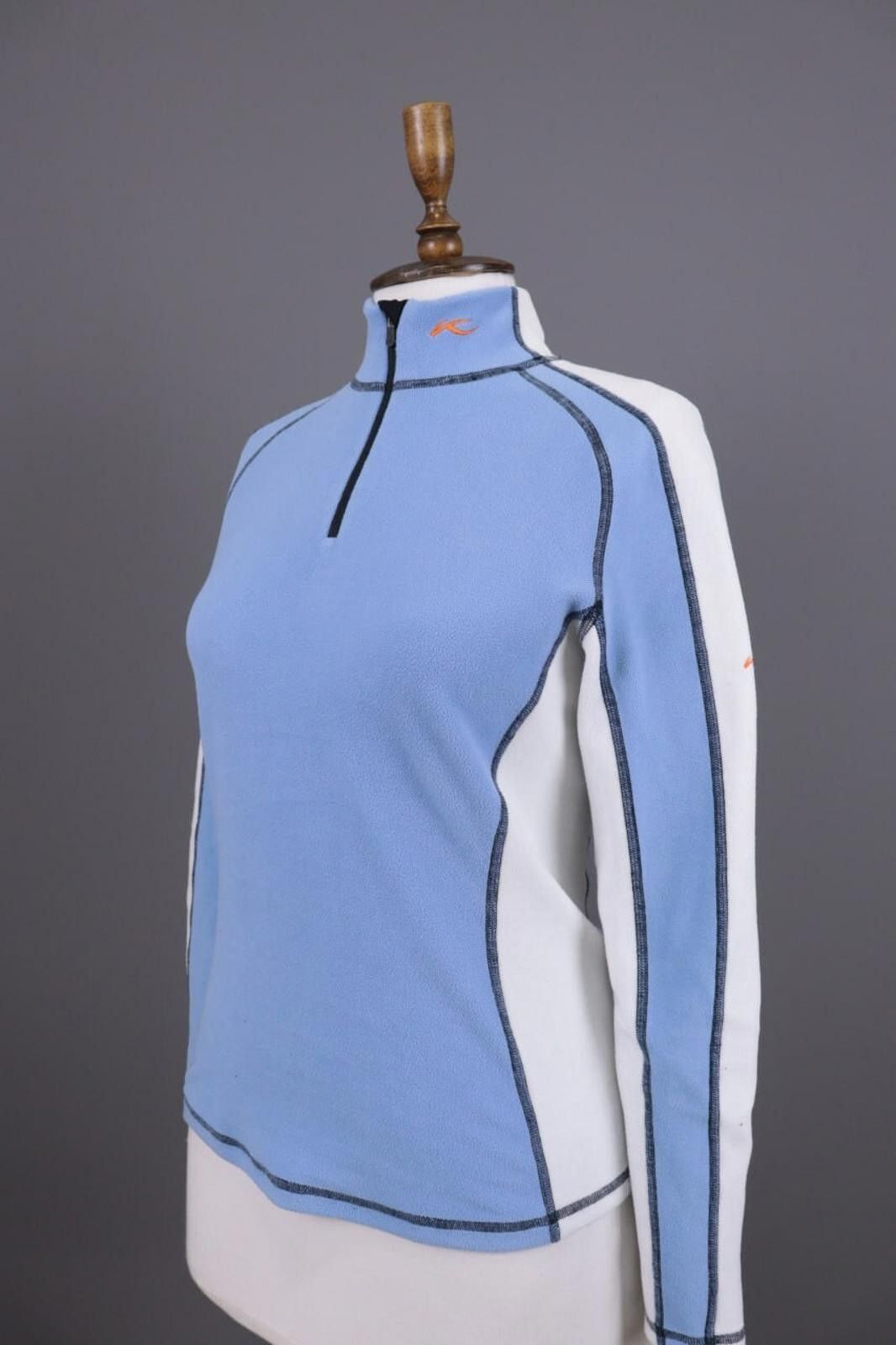 KJUS Kjus Blue Collorblock High Neck Activewear Sweater Size M Size M / US 6-8 / IT 42-44 - 8 Thumbnail