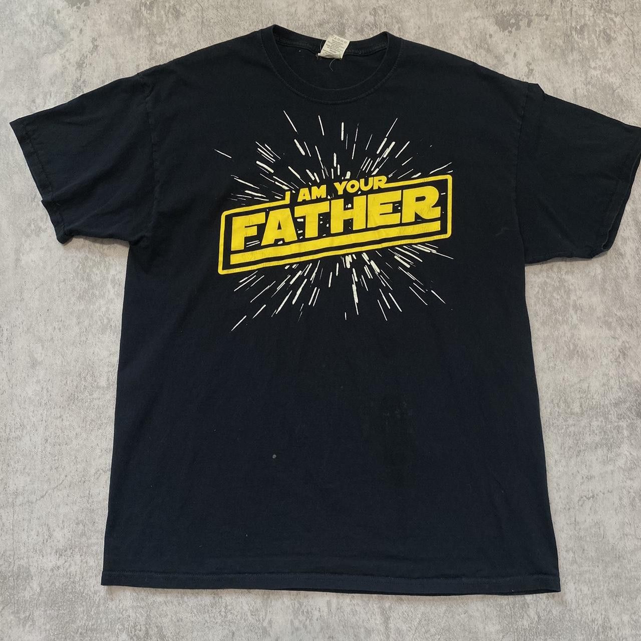 Star Wars Black and yellow Star Wars I Am Your Father t-shirt Size US XL / EU 56 / 4 - 1 Thumbnail