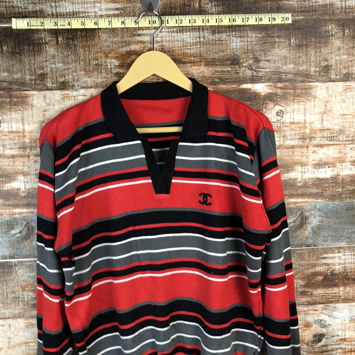 Homespun Knitwear Japanese Brand Red Knitwear #A957 Size M / US 6-8 / IT 42-44 - 5 Thumbnail