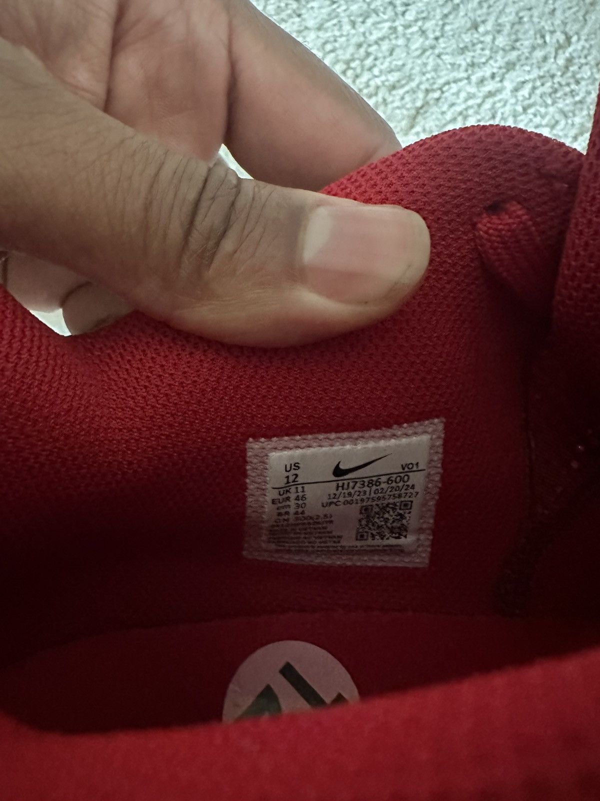 Nike Nike Ja 1 University Red Size US 12 / EU 45 - 12 Thumbnail