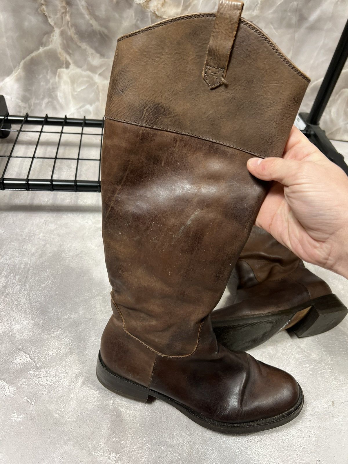 Brunello Cucinelli Vintage Brunello Cucinelli Leather Hight Boot Size US 7.5 / IT 37.5 - 5 Thumbnail