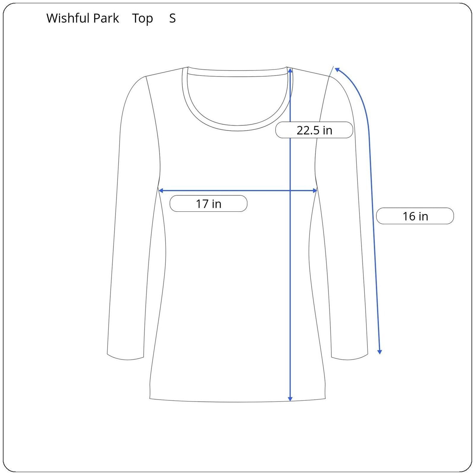 Other Wishful Park 3/4 Sleeve Top Women's Size Small Size S / US 4 / IT 40 - 5 Thumbnail