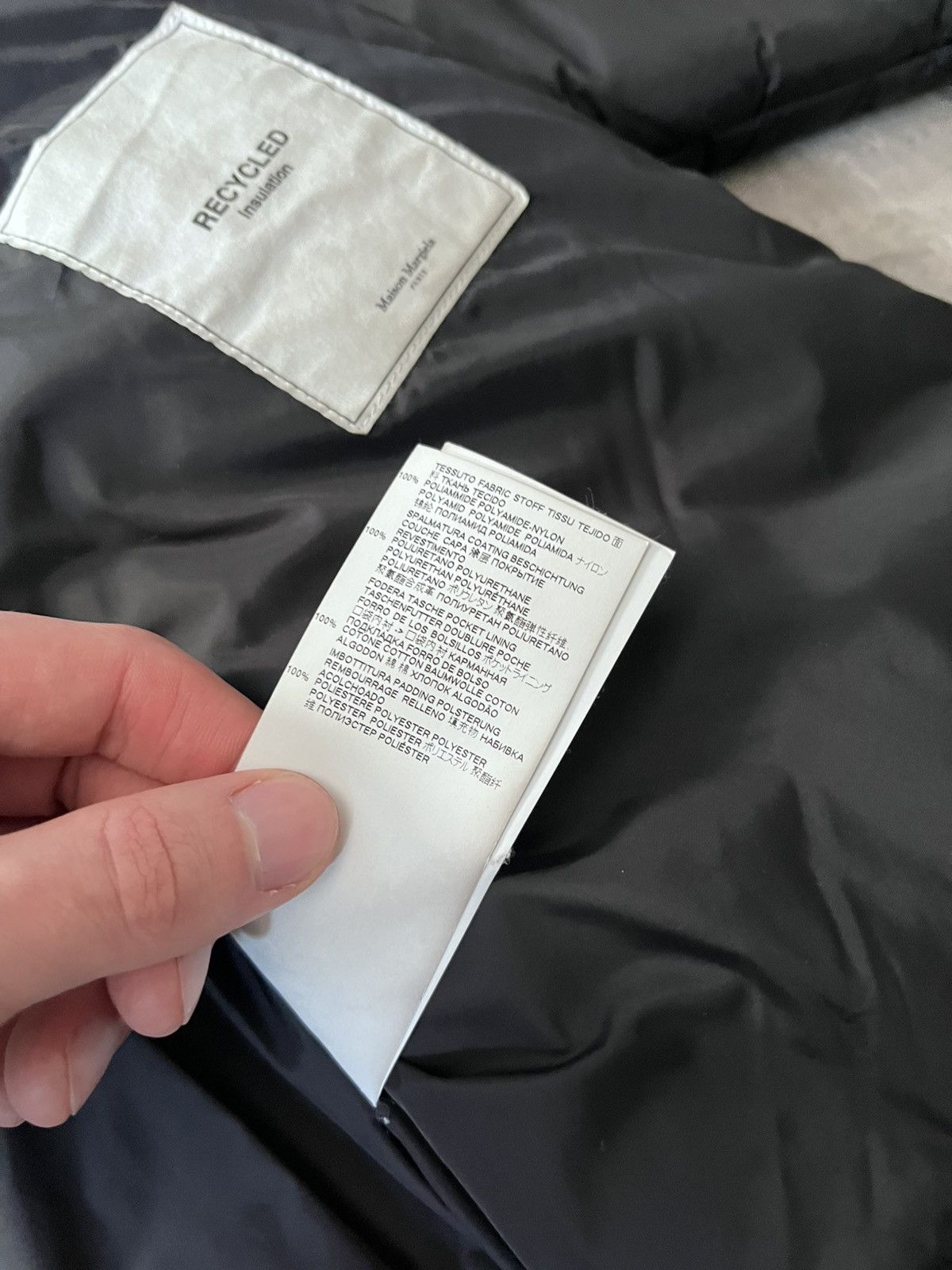 Maison Margiela Maison Margiela F/W 19 Recycled cropped padded jacket black Size US M / EU 48-50 / 2 - 19 Thumbnail