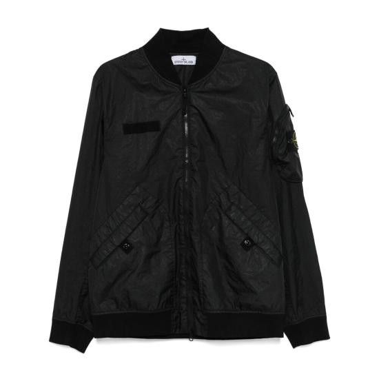 Stone Island STONE ISLAND Men Bomber Jackets 154100004 S0A21 V0029 BLACK Size US M / EU 48-50 / 2 - 1 Thumbnail