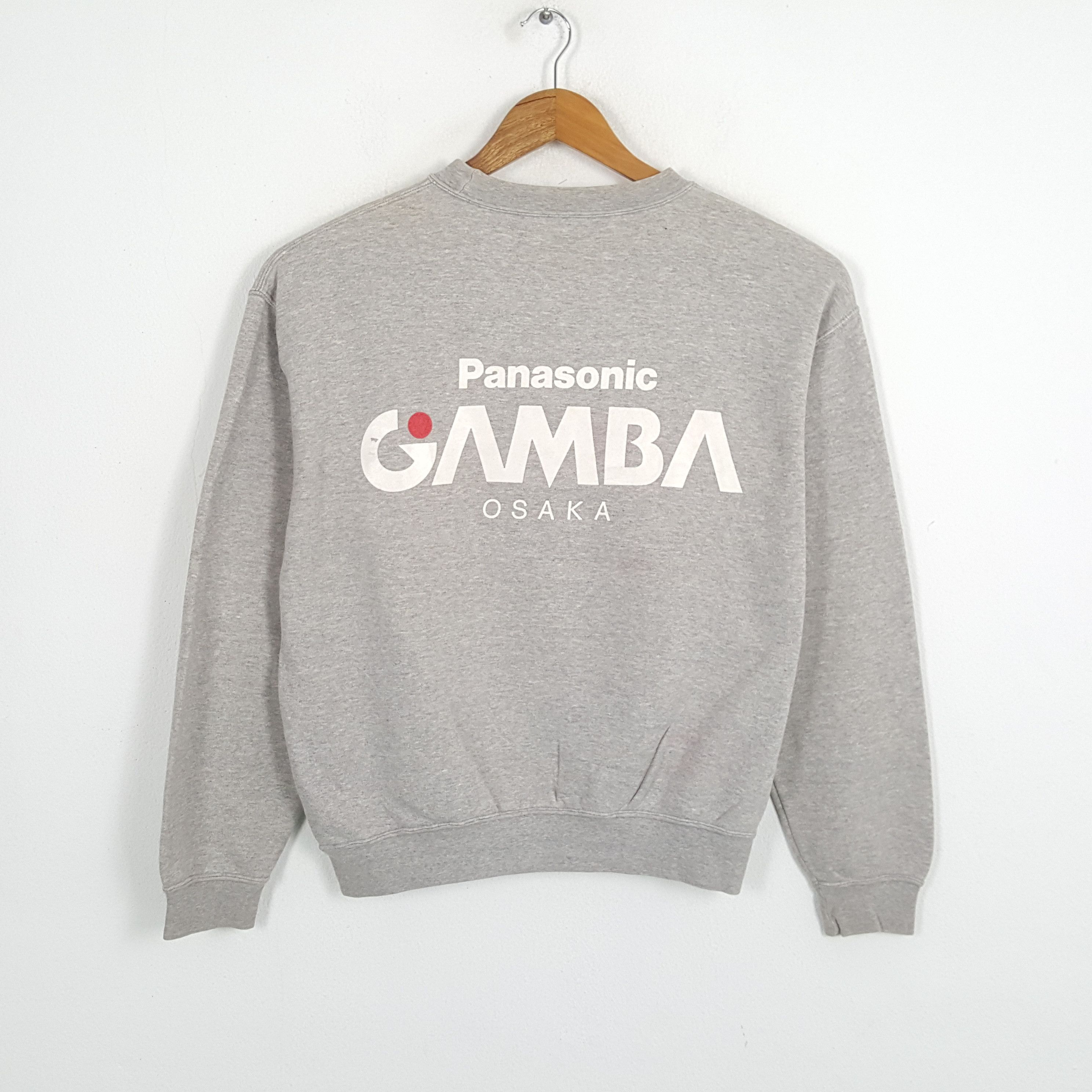 Japanese Brand × Vintage Vintage PANASONIC GAMBA OSAKA Japan Football Club Sweatshirt Size US L / EU 52-54 / 3 - 3 Thumbnail