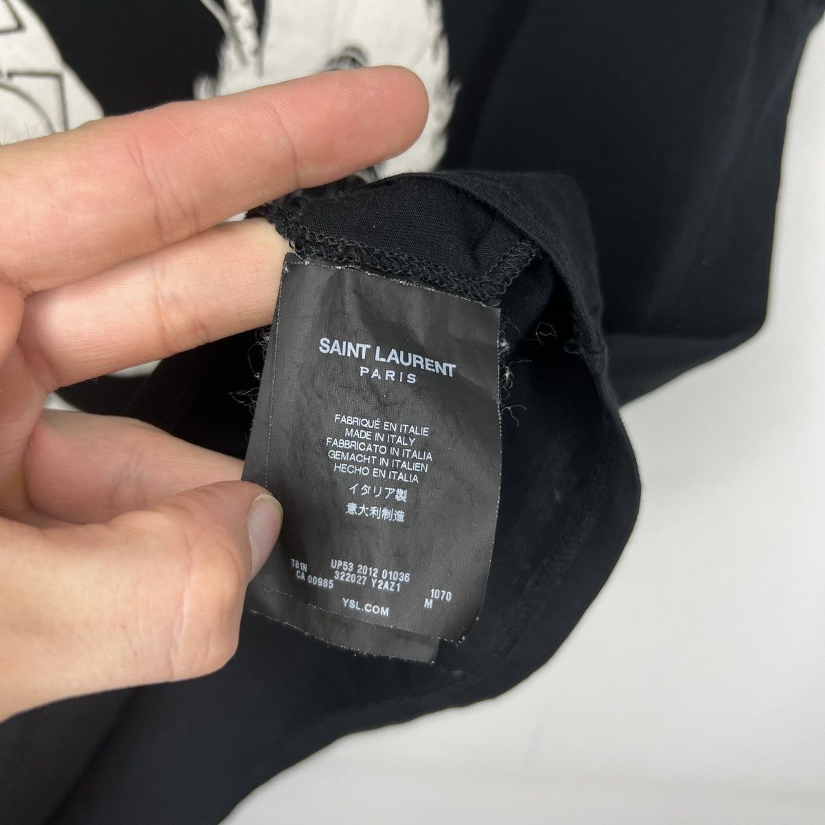 Saint Laurent Paris Saint Laurent Sleevless Dragron Top Hedi Slimane Shirt Size US M / EU 48-50 / 2 - 6 Thumbnail