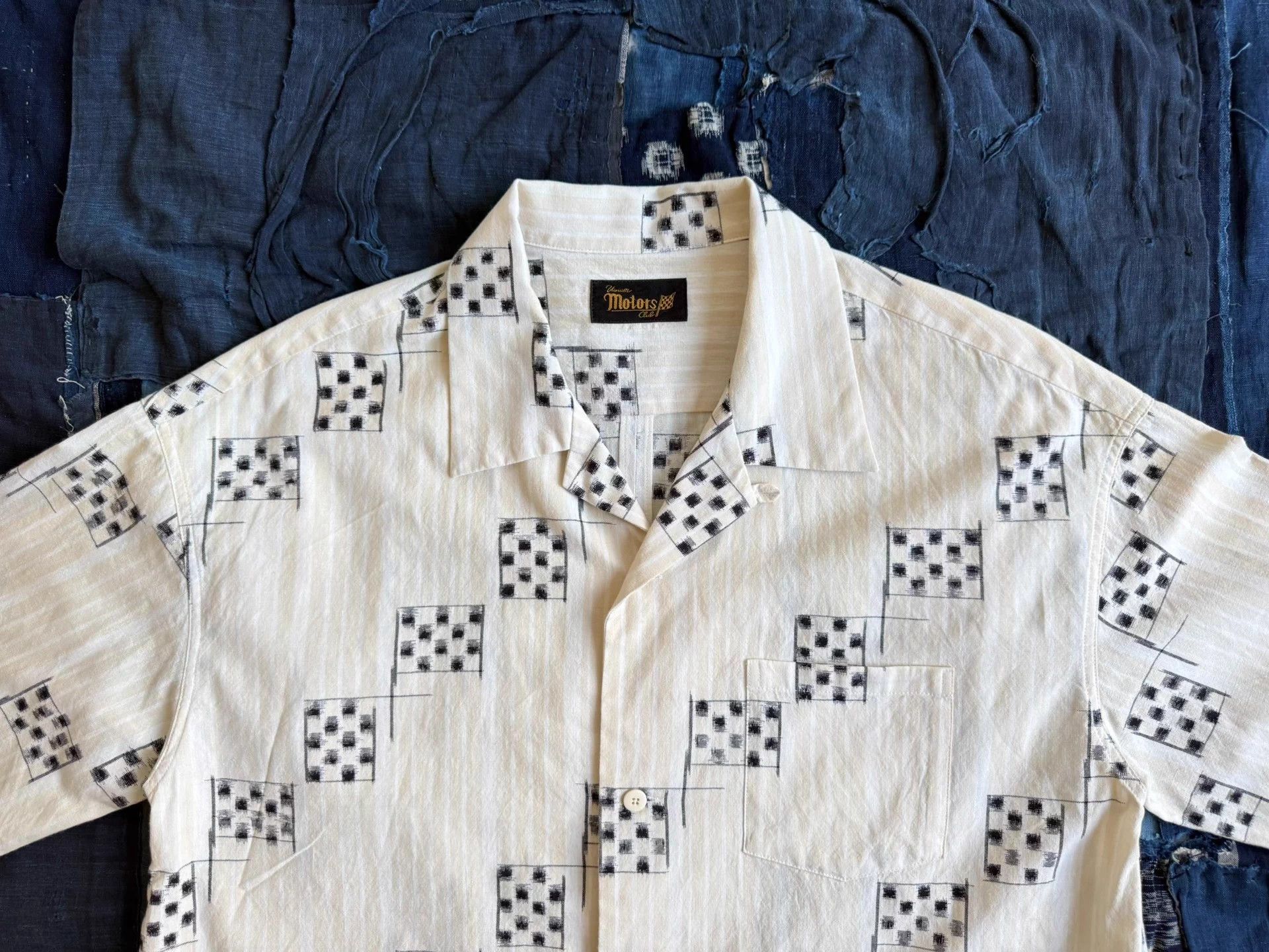 Visvim VISVIM 25SS Crosby S/S Kasuri Motors Club Cardigan Orange M Size US L / EU 52-54 / 3 - 5 Thumbnail