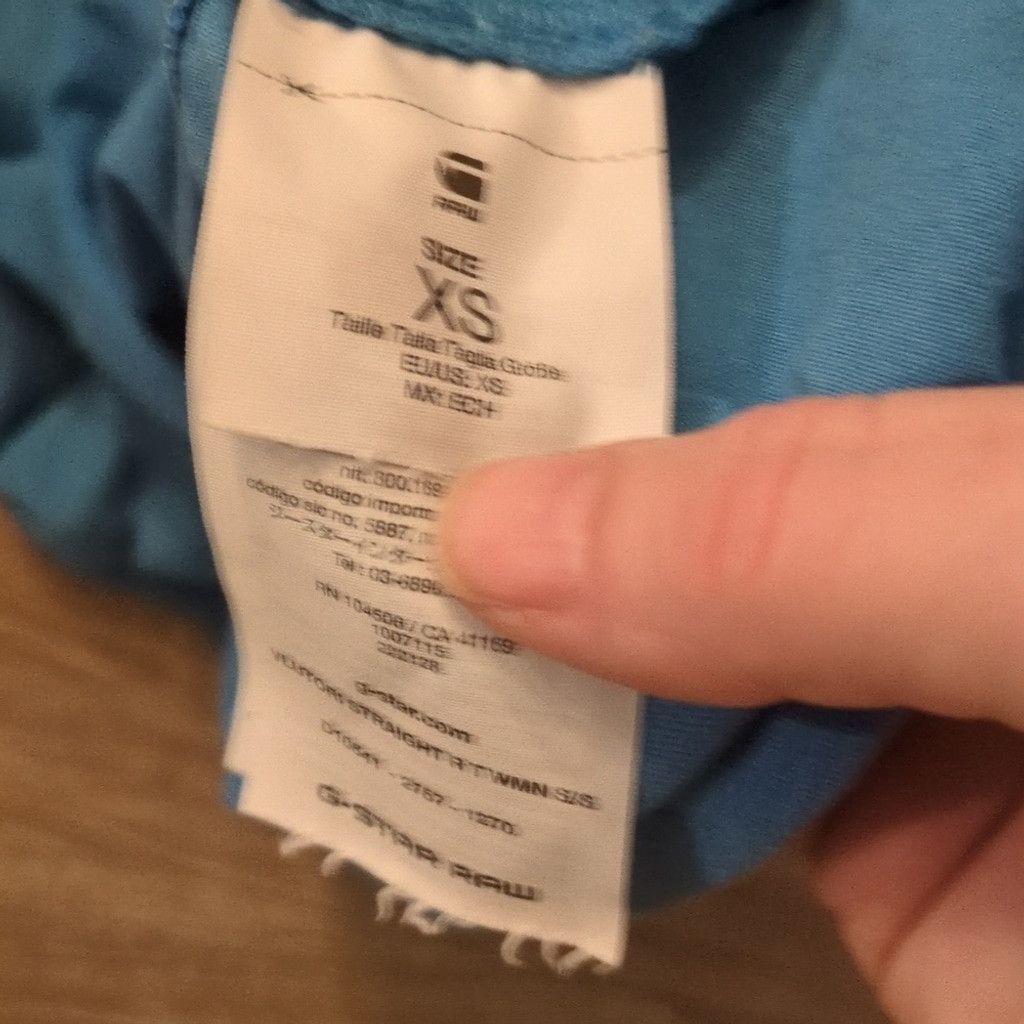 G-Star G-star raw blue tee size XS Size US XS / EU 42 / 0 - 4 Thumbnail