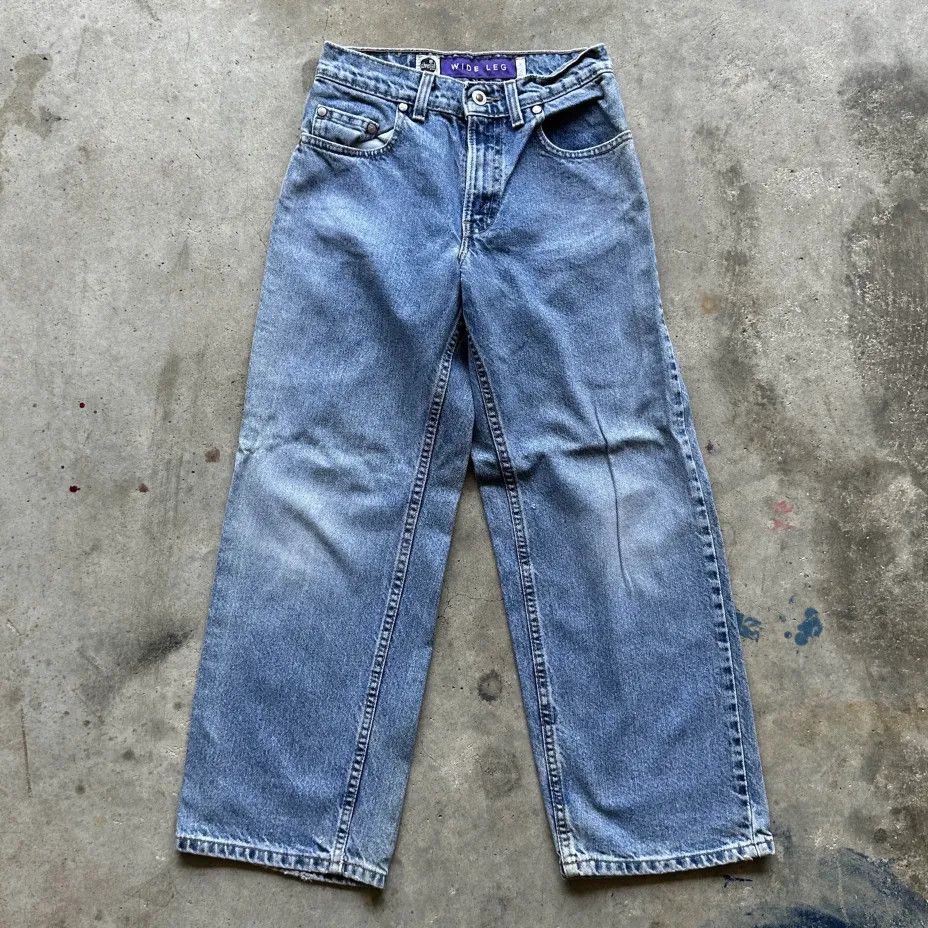 Levi's Vintage Levi's Silver Tab Wide Leg Denim Jeans Size 25" / US 0 / IT 36 - 3 Thumbnail