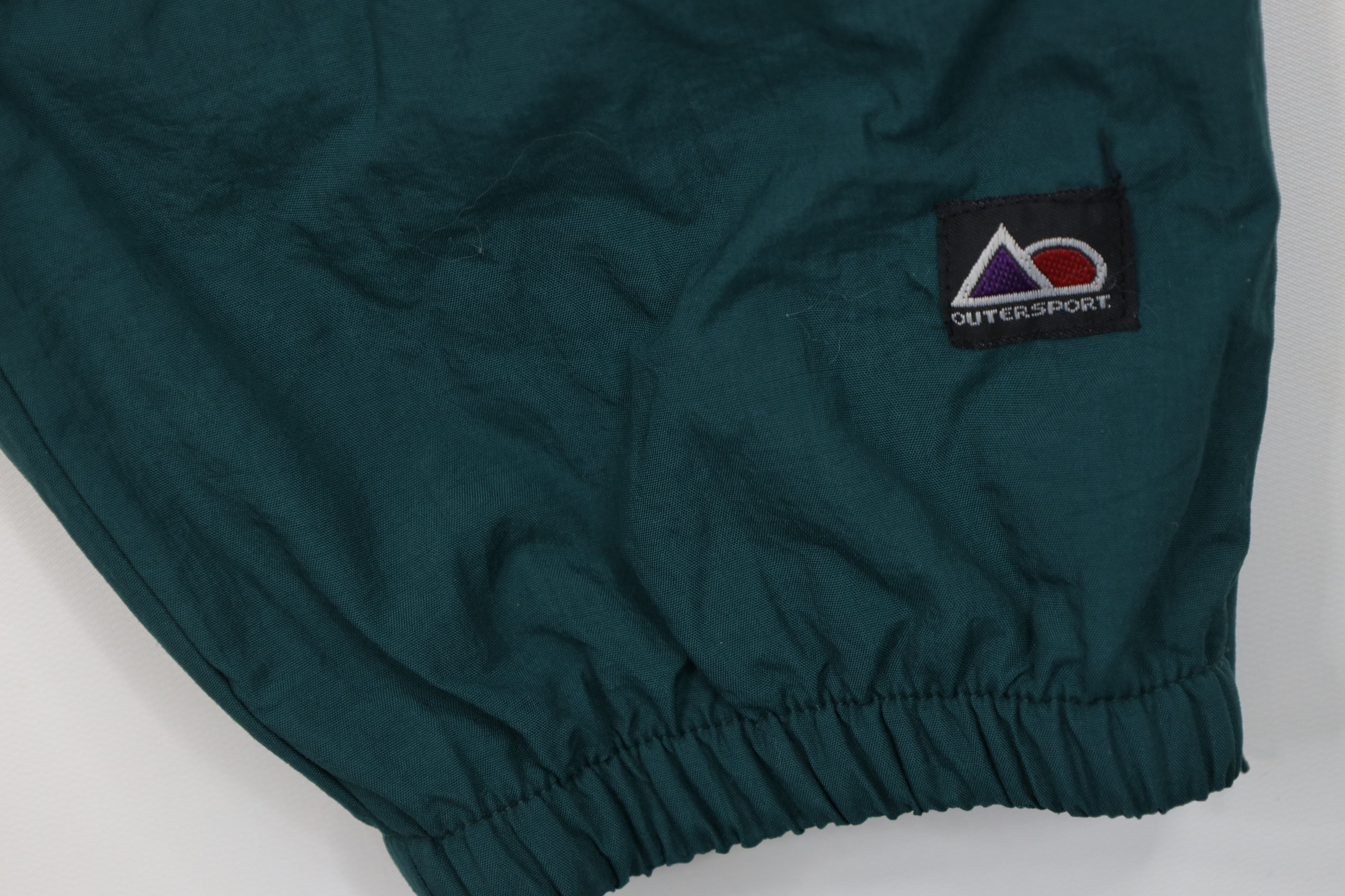 Vintage Vintage 90s Streetwear Lined Windbreaker Joggers Pants Green Size US 38 / EU 54 - 5 Thumbnail