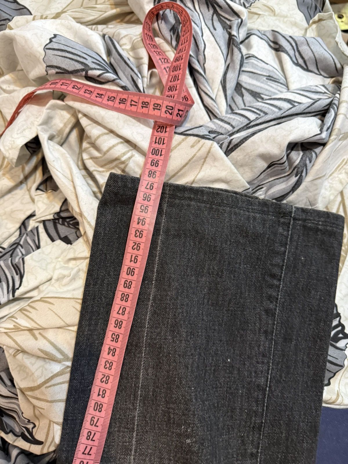 Yves Saint Laurent 2003 30x29 YSL Jeans Flare Denim Pants Black Rive Gauche Size US 30 / EU 46 - 22 Thumbnail