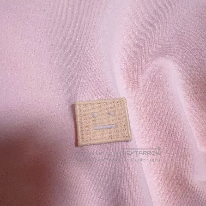 Acne Studios Acne Studios Pink Smile Hooded Sweatshirt, Classic Style Size XXS / US 00 / IT 34 - 3 Thumbnail