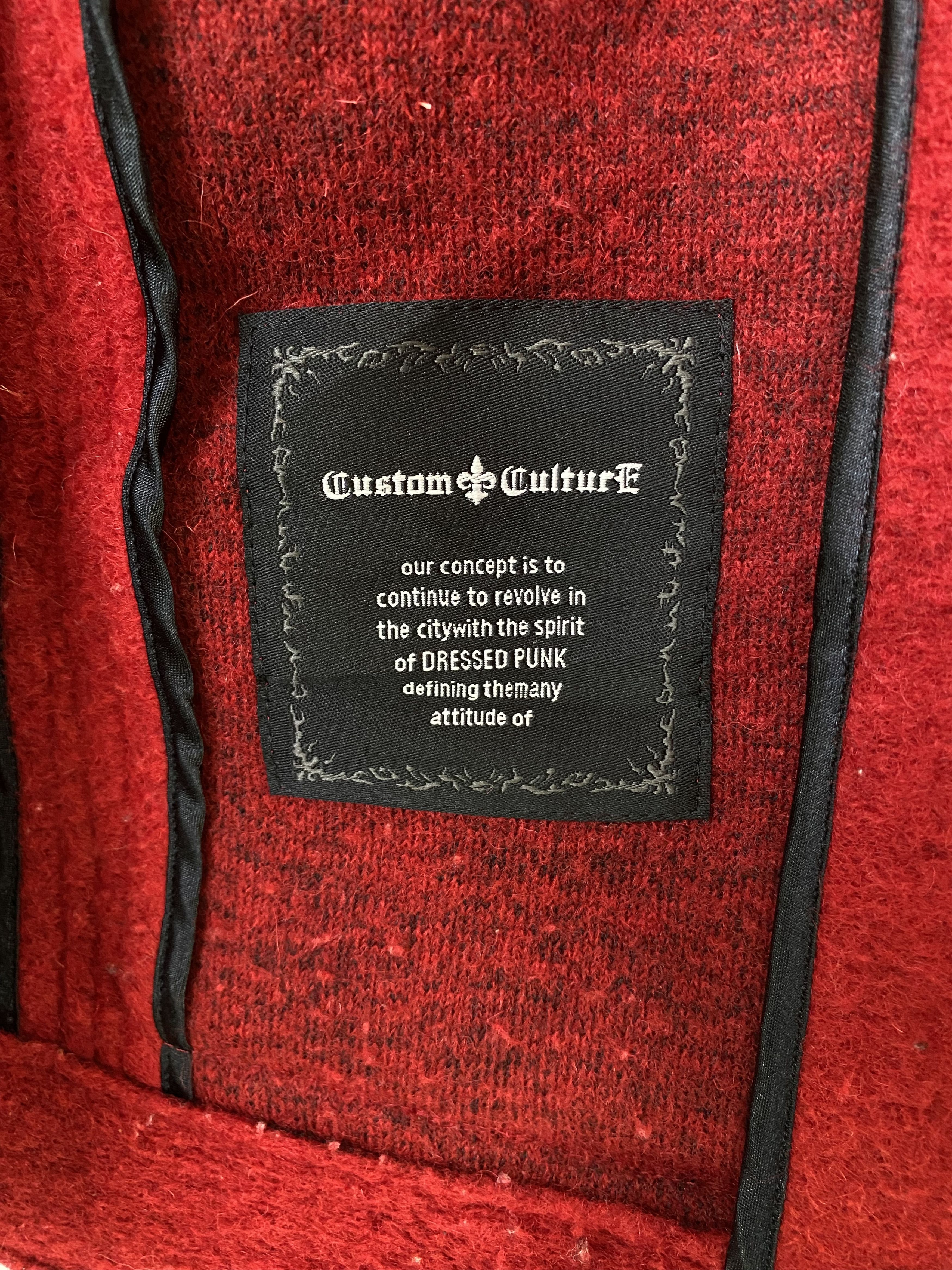 If Six Was Nine × Japanese Brand Custom culture raw edge wool punk jacket Size US S / EU 44-46 / 1 - 9 Thumbnail