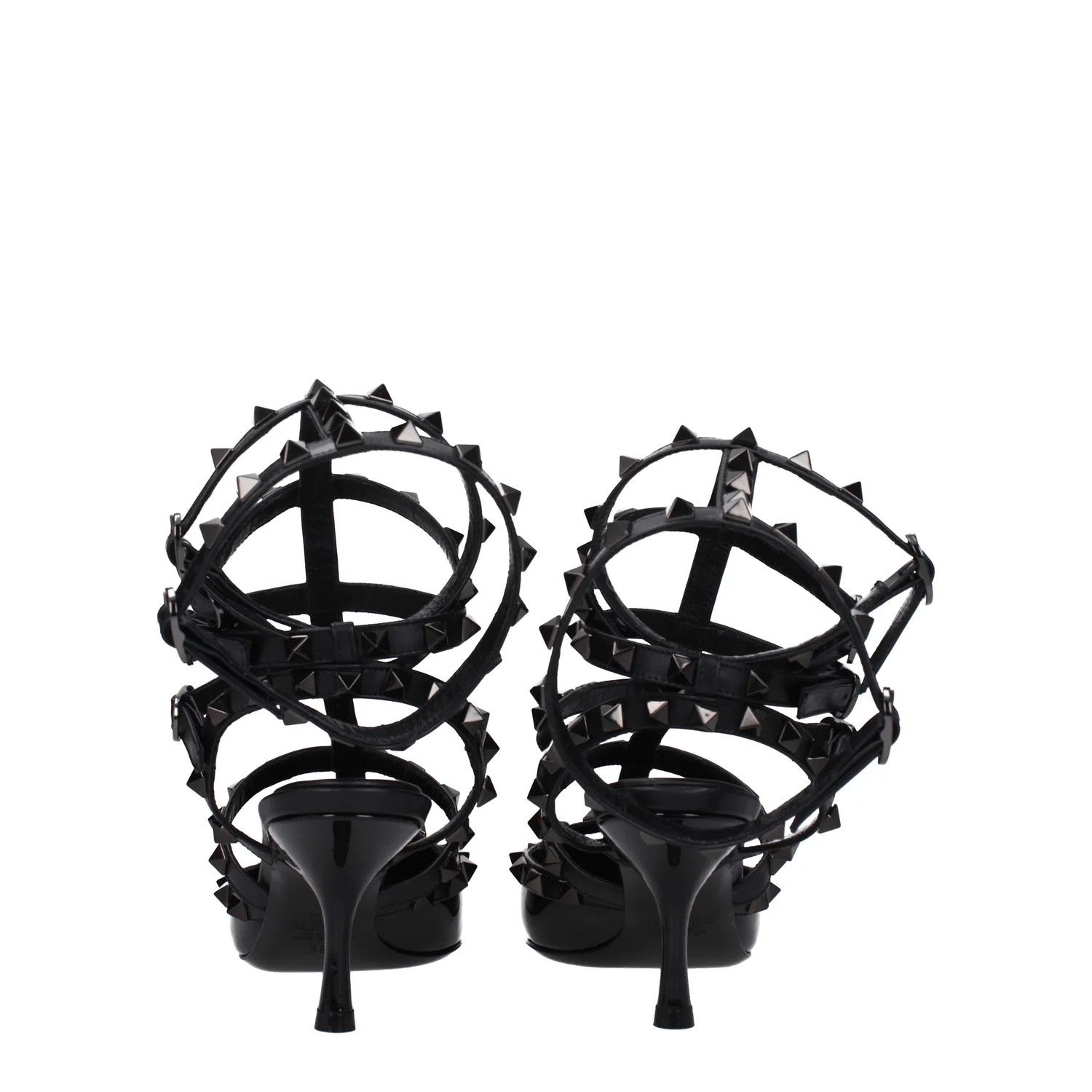 Valentino ob1o1e1224 Patent Leather Sandals in Black Size US 6.5 / IT 36.5 - 4 Thumbnail
