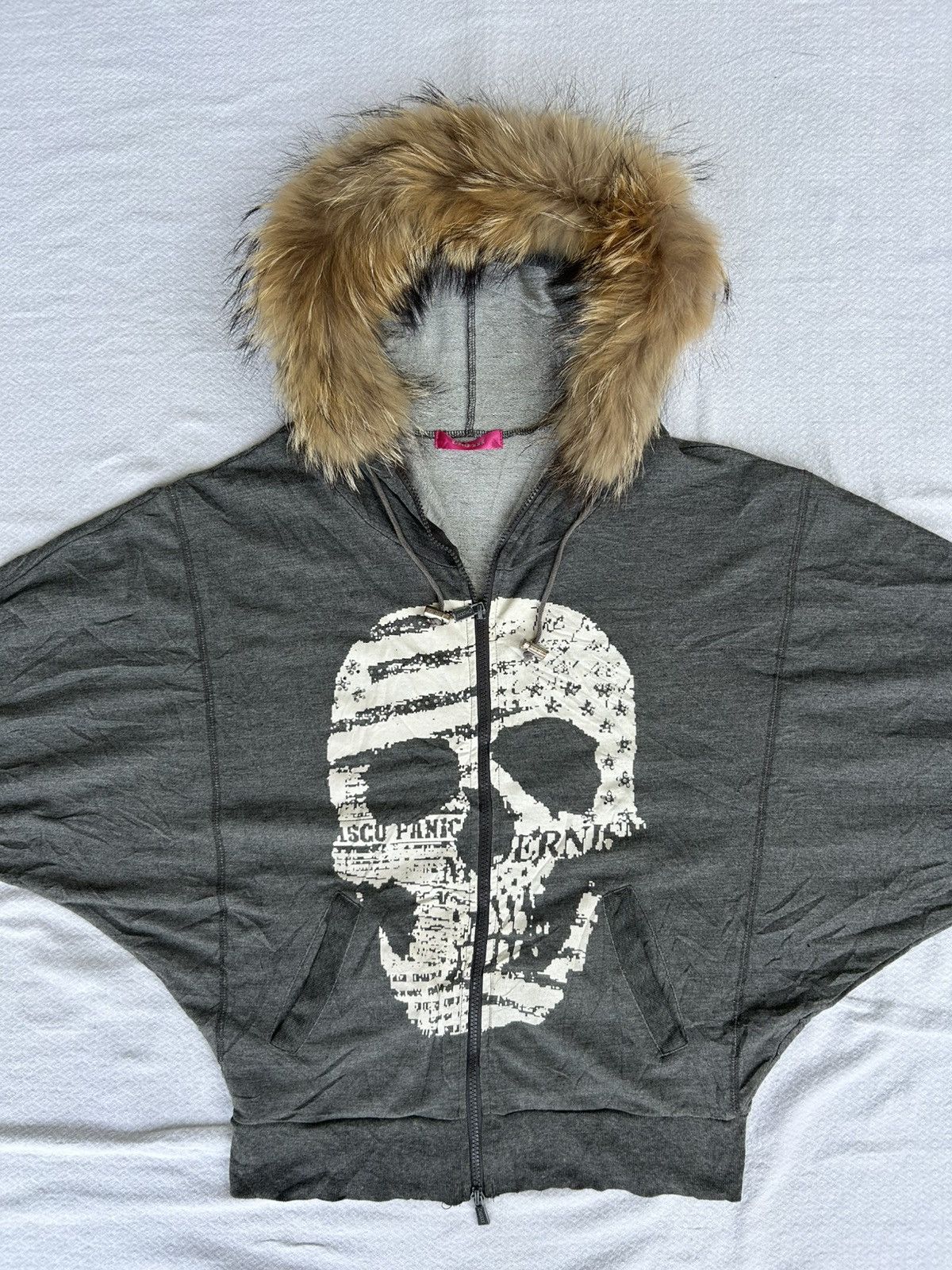 Japanese Brand Chux xxx fur hoodie skull oversized style ifsixwasnine lgb Size US L / EU 52-54 / 3 - 1 Thumbnail