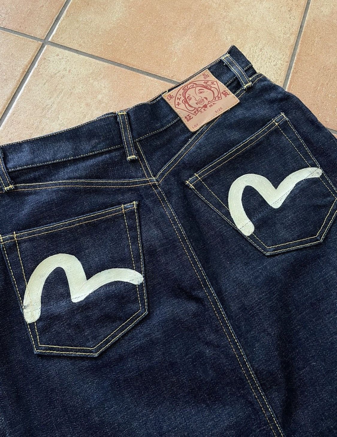 Evisu × Japanese Brand × Vintage Evisu Vintage Maxi Skirt Size 28" / US 6 / IT 42 - 2 Thumbnail