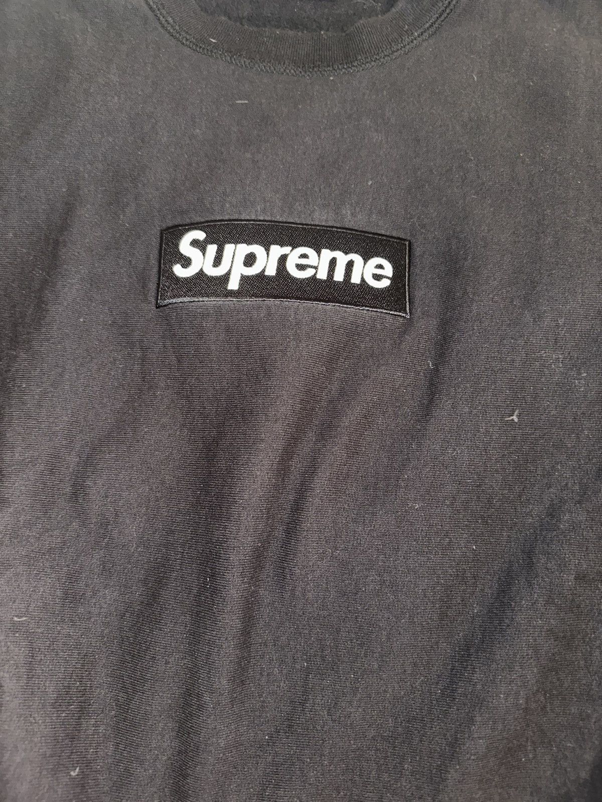 Supreme Supreme box logo crewneck fw18 Black | Grailed