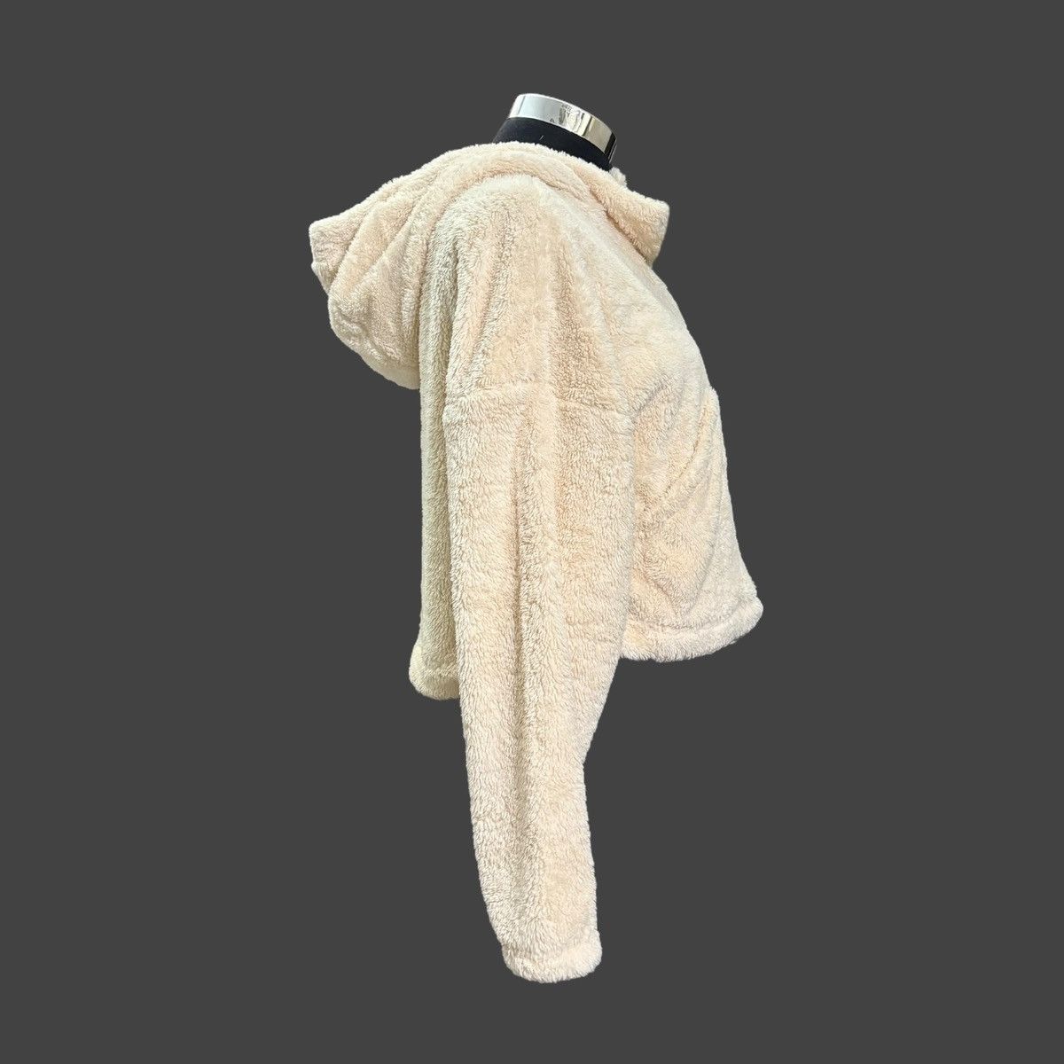 Other Lole Women’s Yana Sherpa Beige Cropped Hoodie Sz L Size L / US 10 / IT 46 - 4 Thumbnail