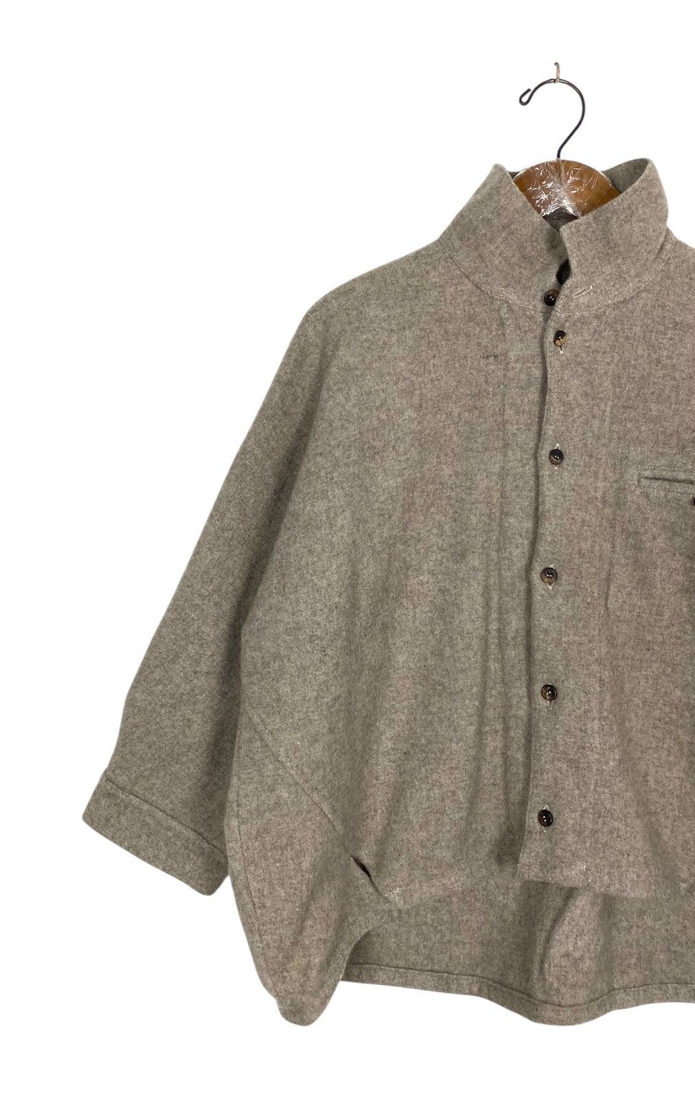 Japanese Brand Rare‼️ Particular Japan Wool Shirt Made in Japan Size US M / EU 48-50 / 2 - 2 Thumbnail