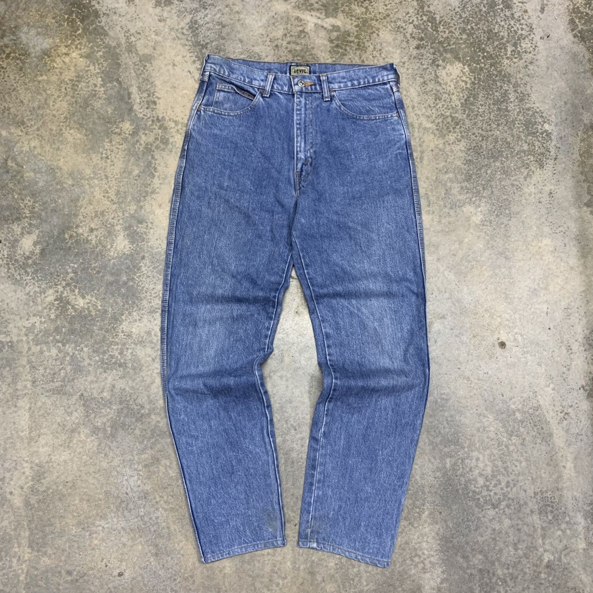 Levi's × Levi's Vintage Clothing × Vintage Rare 1991 Levis 636 Big E Silver Tab Vintage Japan Size US 30 / EU 46 - 1 Thumbnail