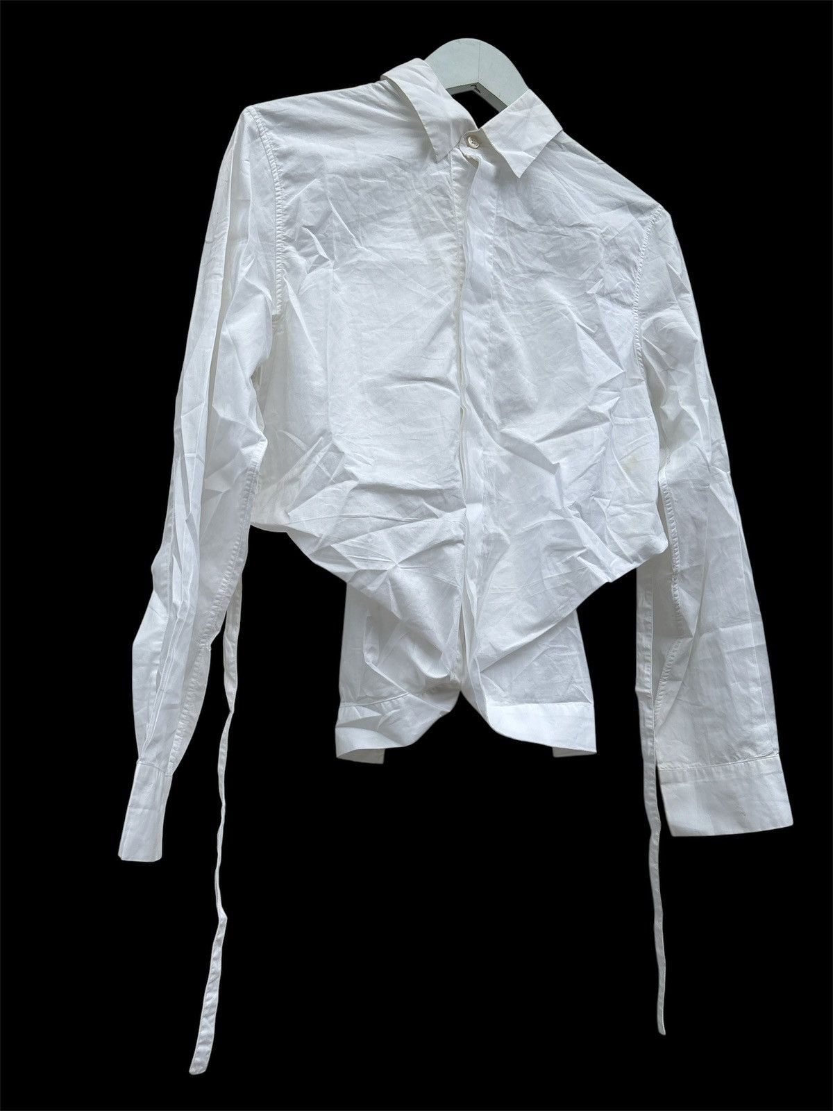 Ann Demeulemeester Draped Tied Shirt Size M / US 6-8 / IT 42-44 - 1 Thumbnail