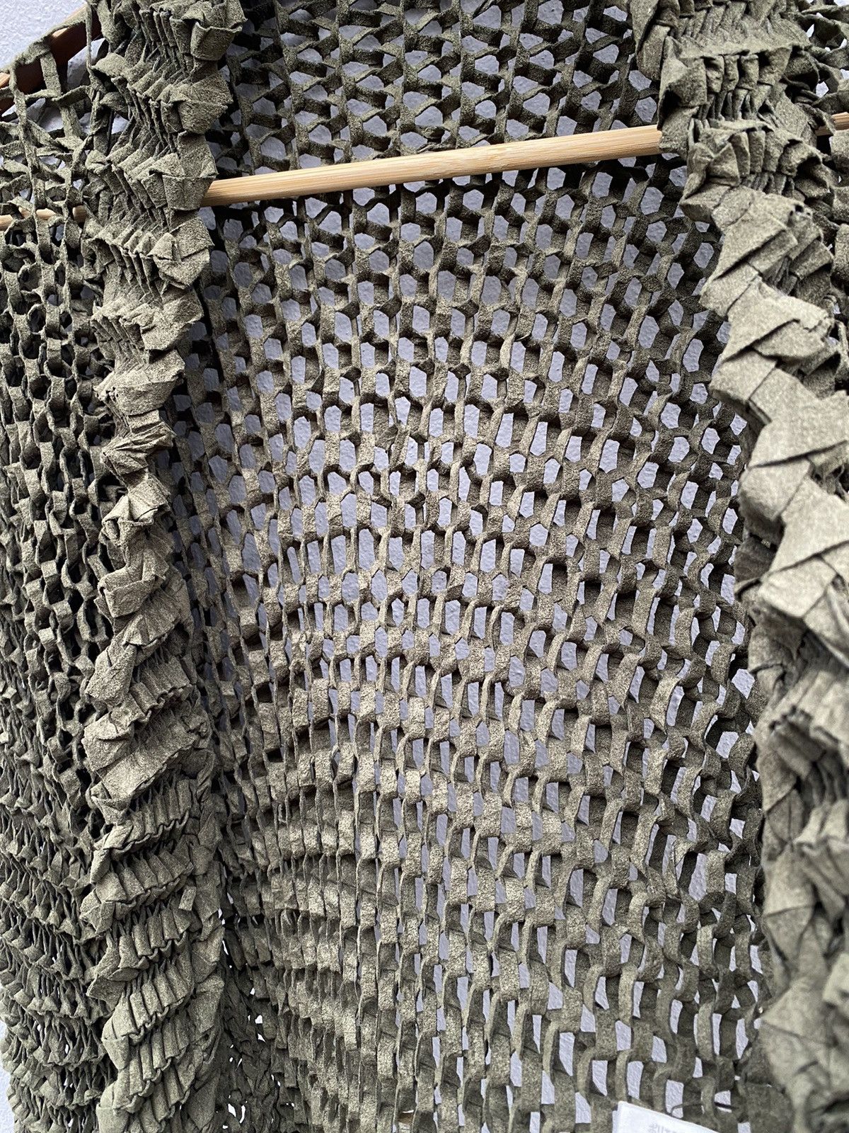 Hiroko Koshino Homme 💥Archived💥 HIROKO KOSHINO Pleated 3D Mesh Knit Spider Web Size S / US 4 / IT 40 - 12 Thumbnail